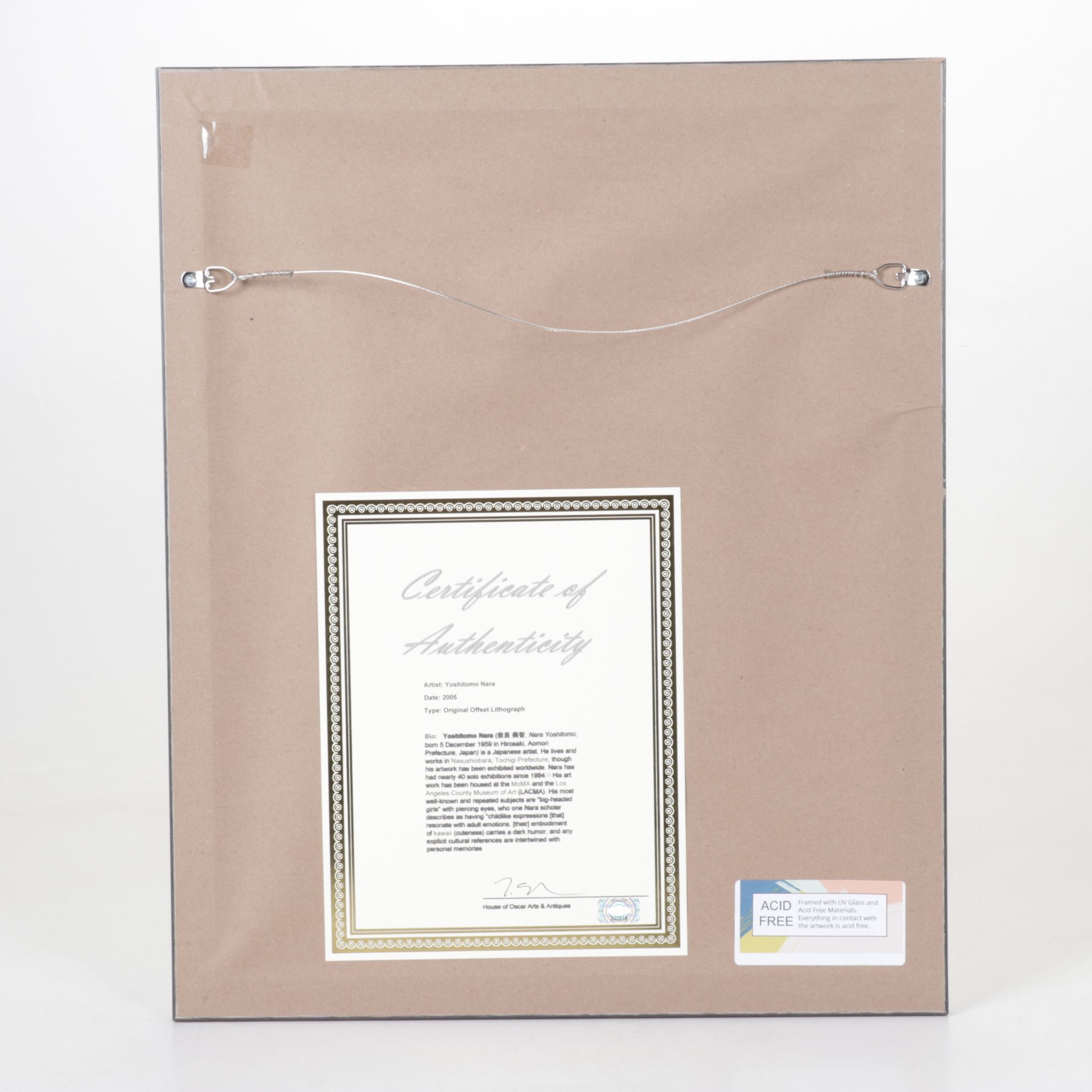 Yoshitomo Nara Offset Lithograph "Word," 2005