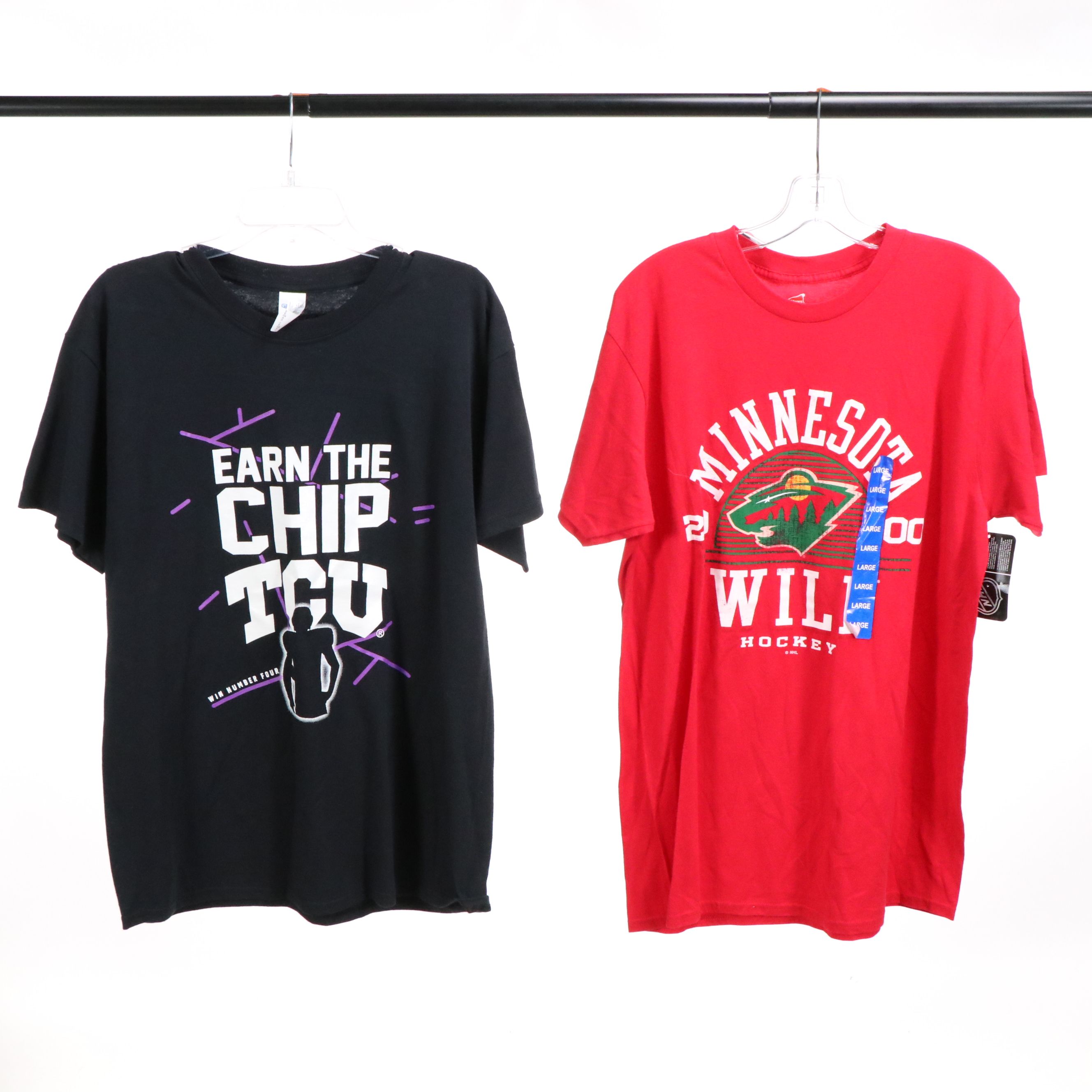 Minnesota Wild, Los Angeles Rams, Texas Tech, and Other Sports Clothing