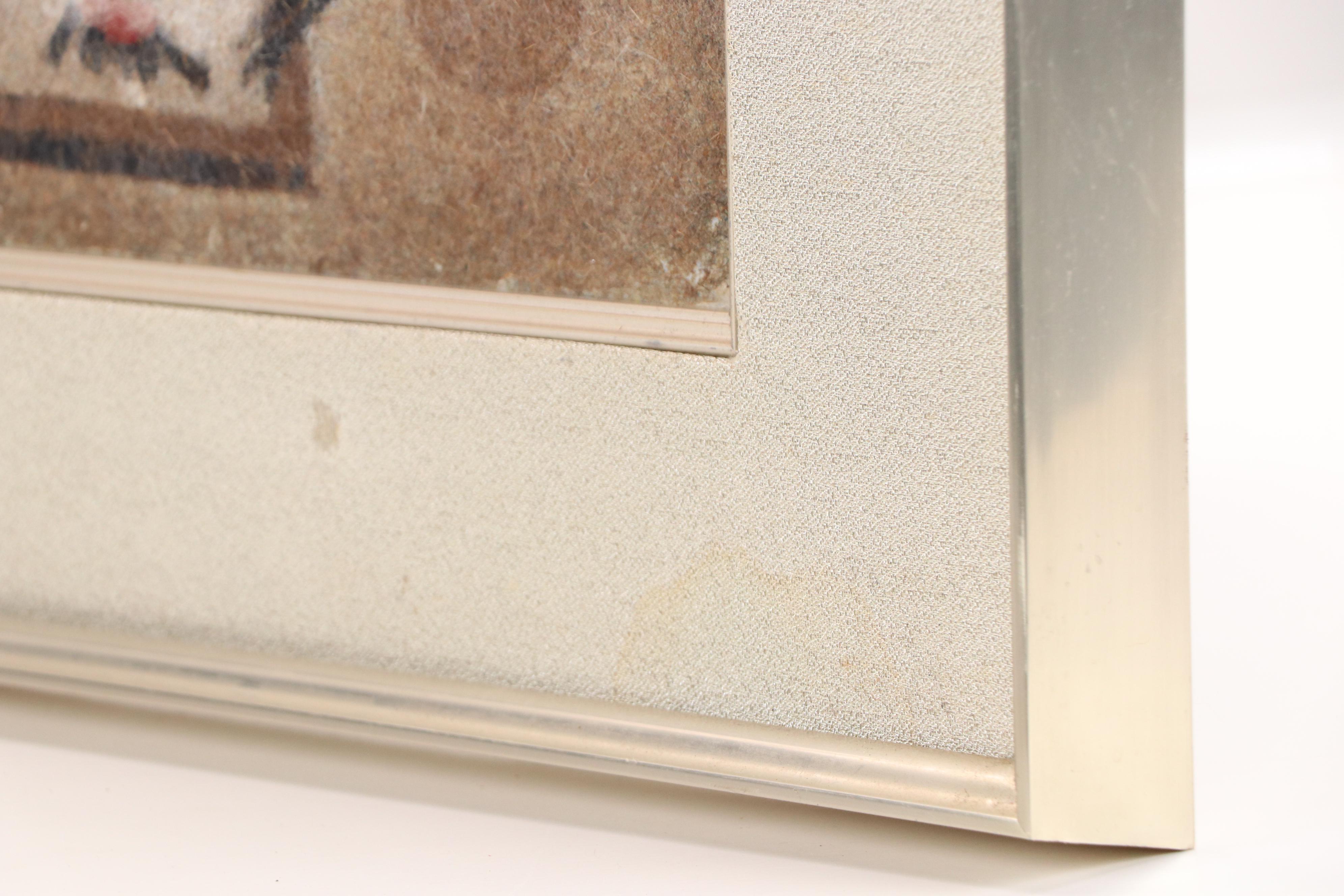 Ink Wash Painting of Traditional Japanese Interior Scene, 20th Century