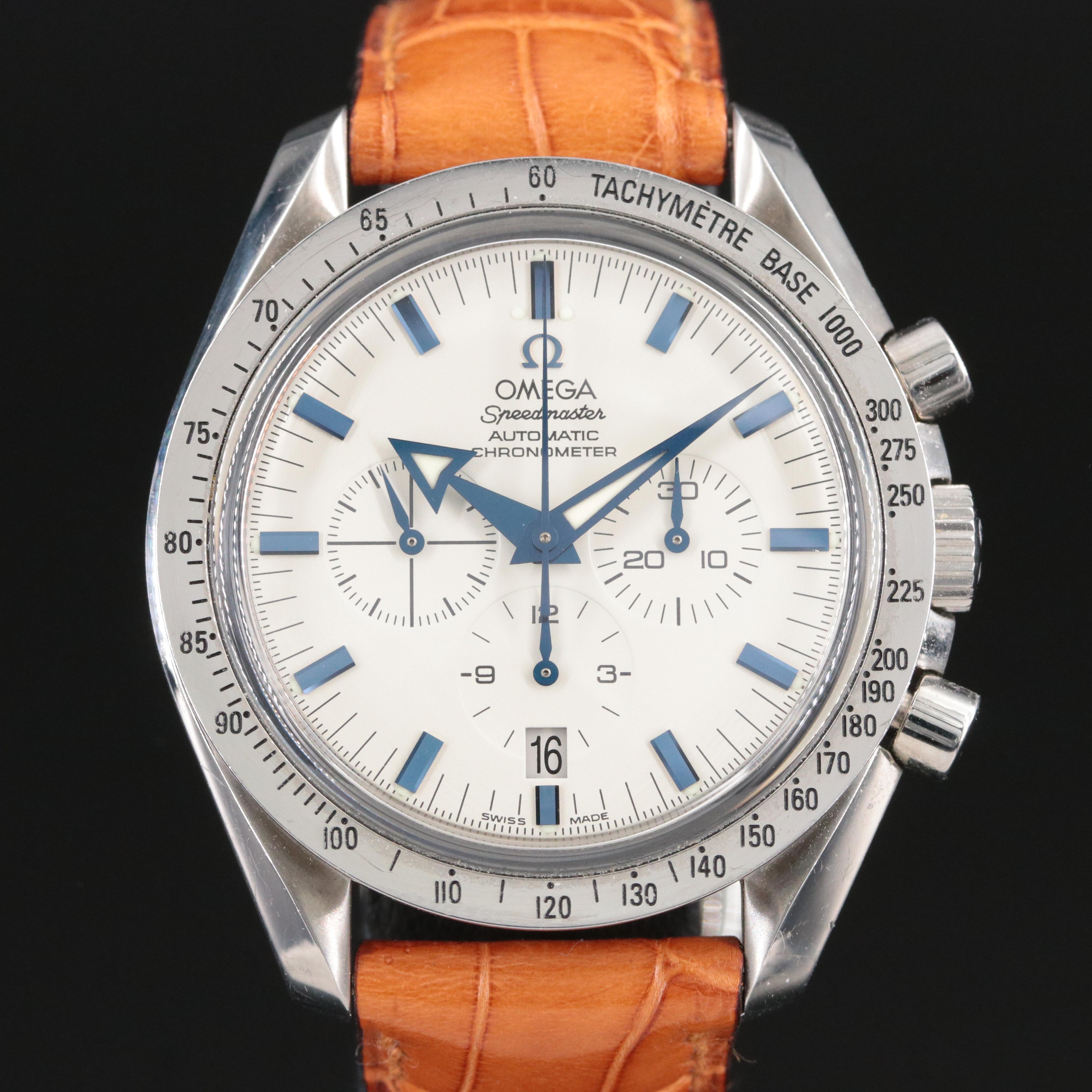 Omega Speedmaster Broad Arrow 1957 Chronograph Watch