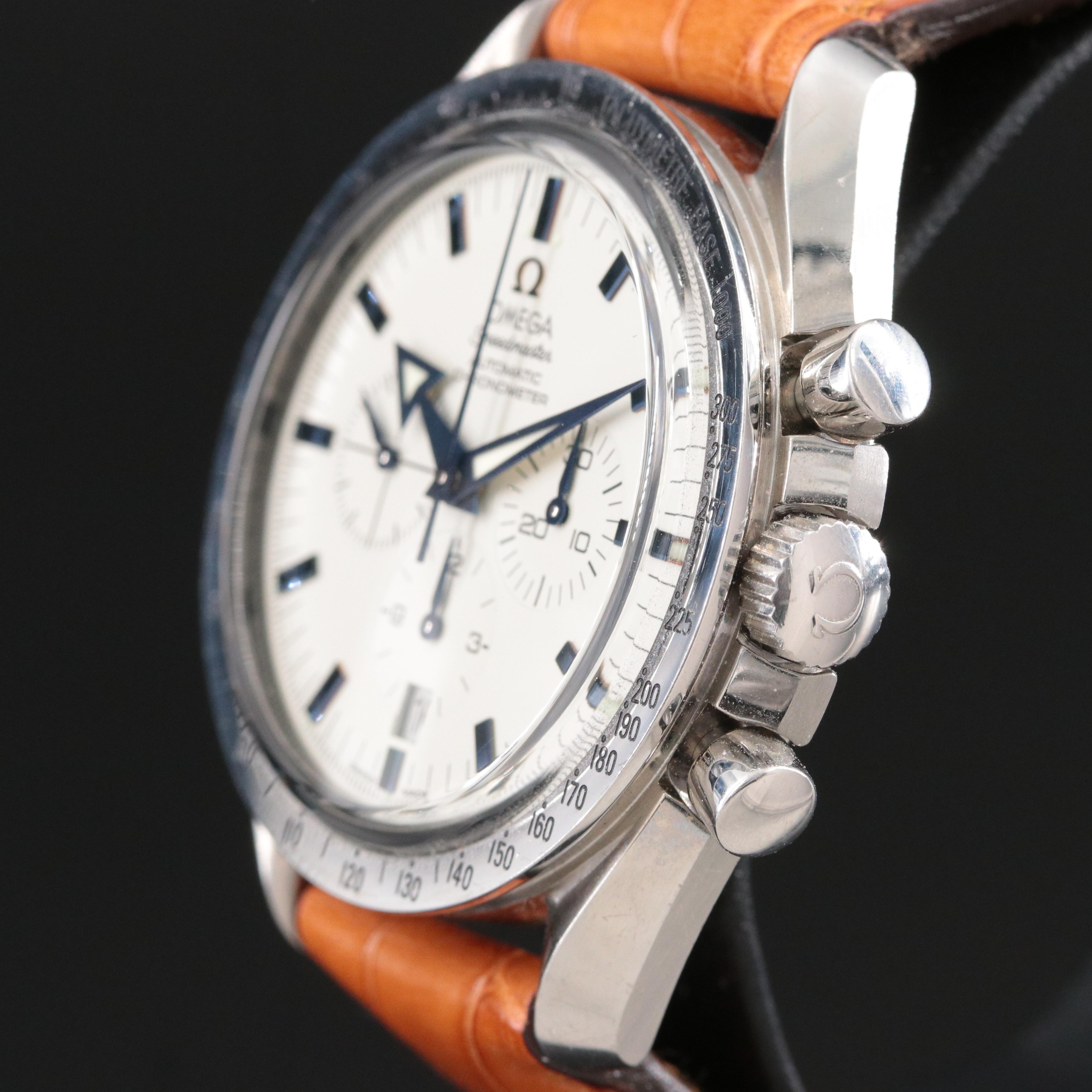 Omega Speedmaster Broad Arrow 1957 Chronograph Watch