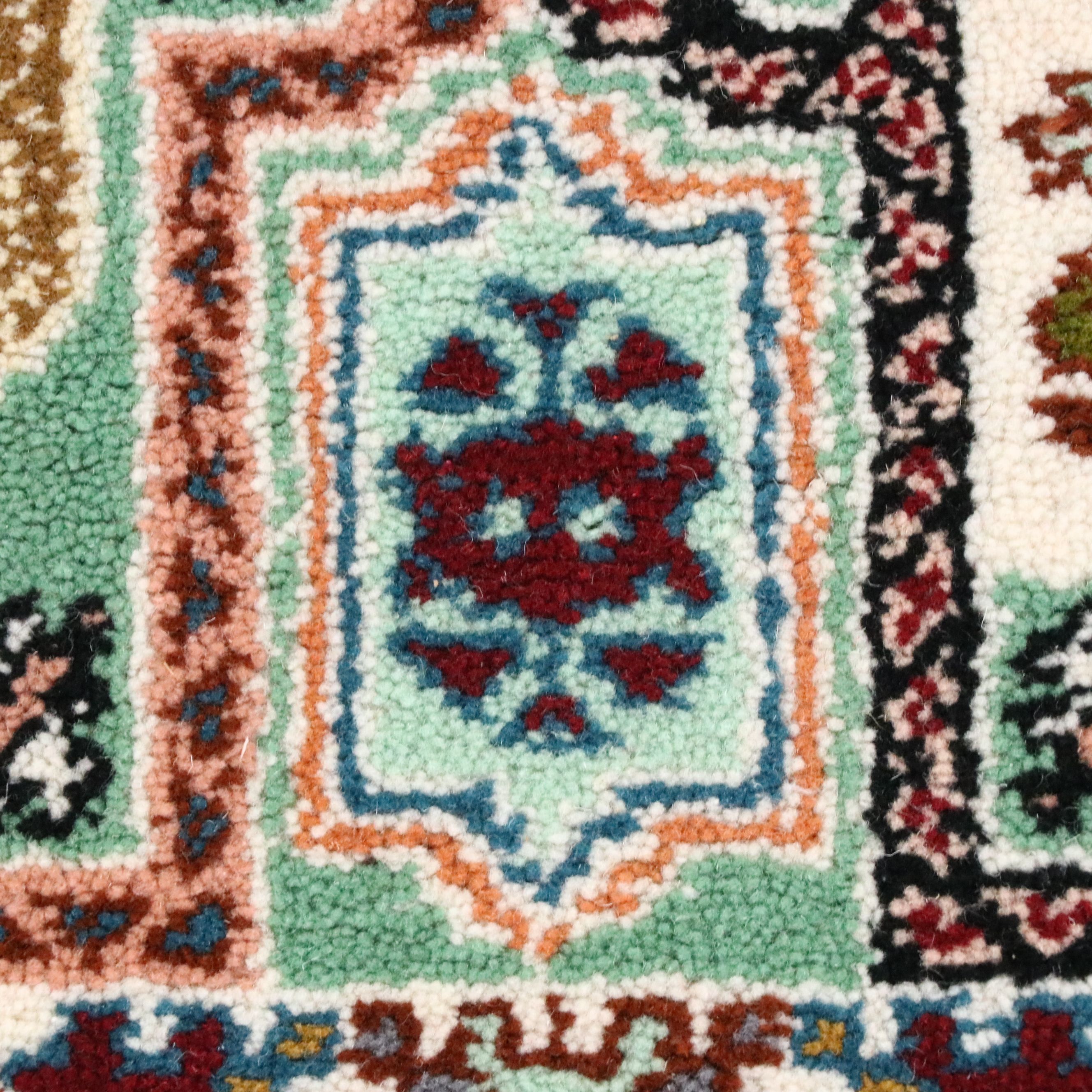 4'1 x 6'6 Hand-Knotted Moroccan Area Rug
