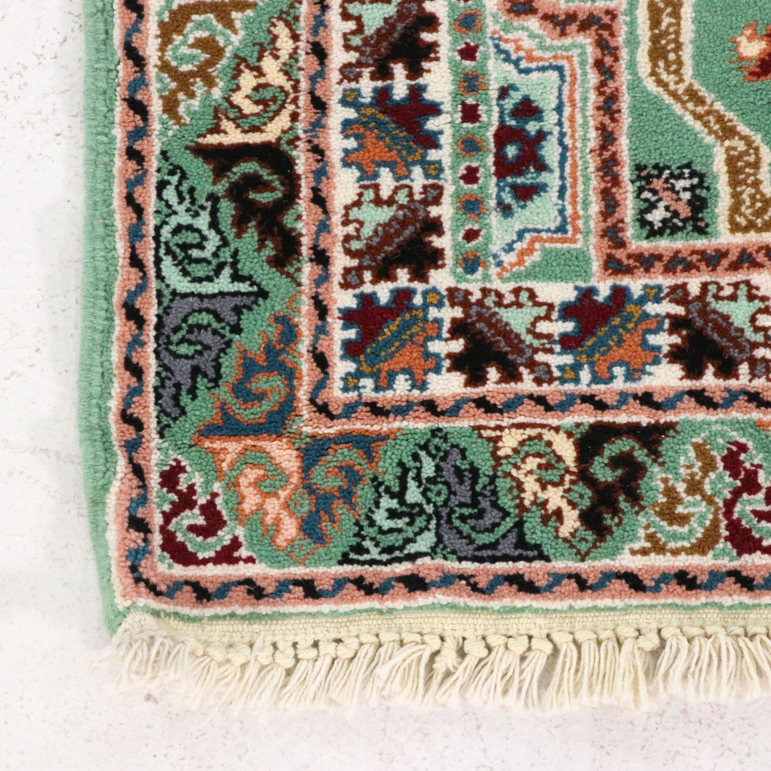 4'1 x 6'6 Hand-Knotted Moroccan Area Rug