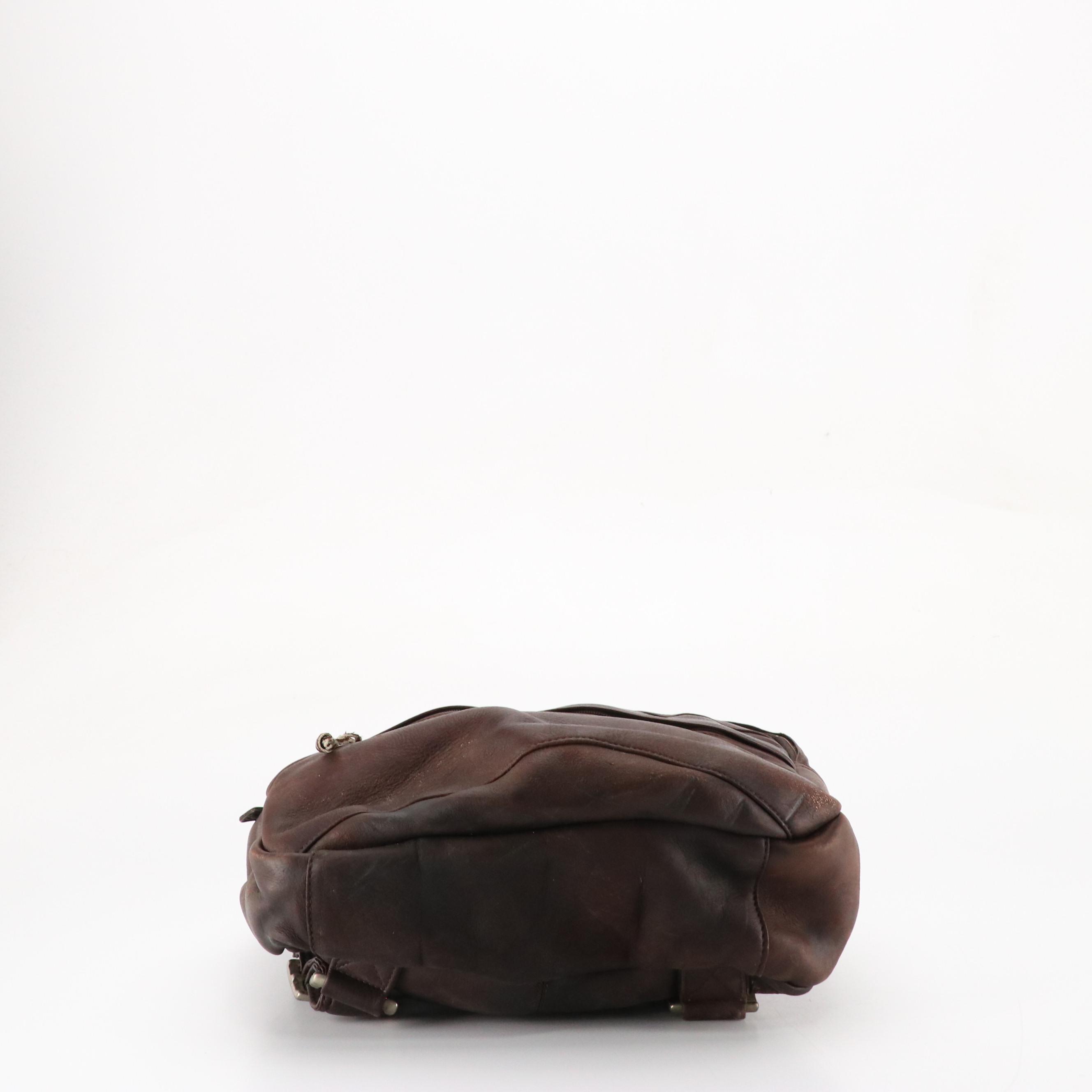 Latico Brown Mahogany Leather Backpack