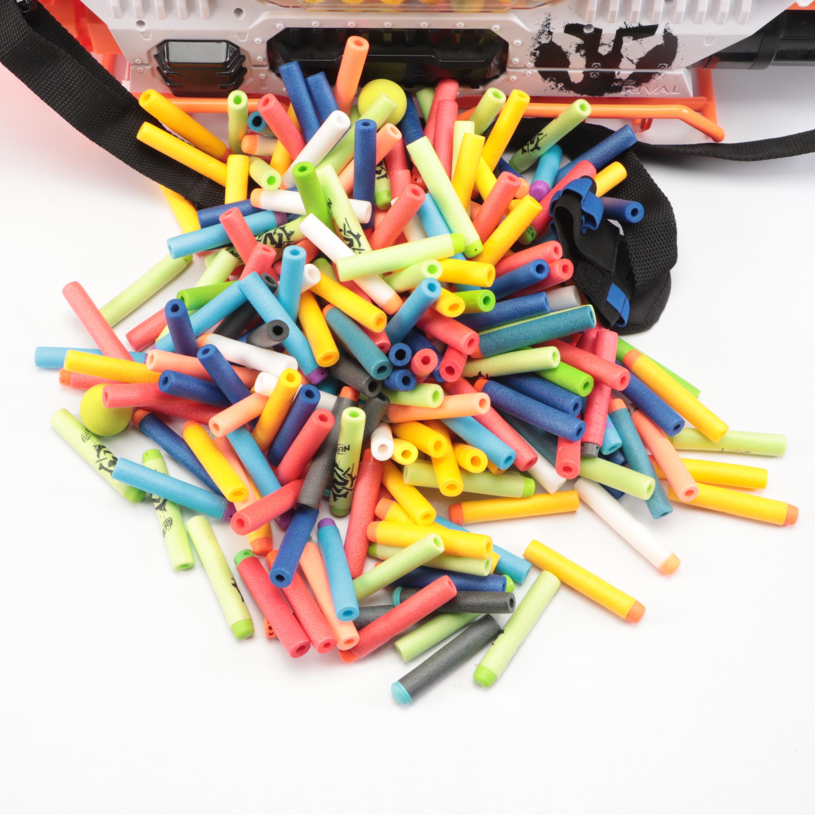 Nerf Rival Phantom Corps Prometheus MXVIII-20K and Alpha Strike Fang Blasters