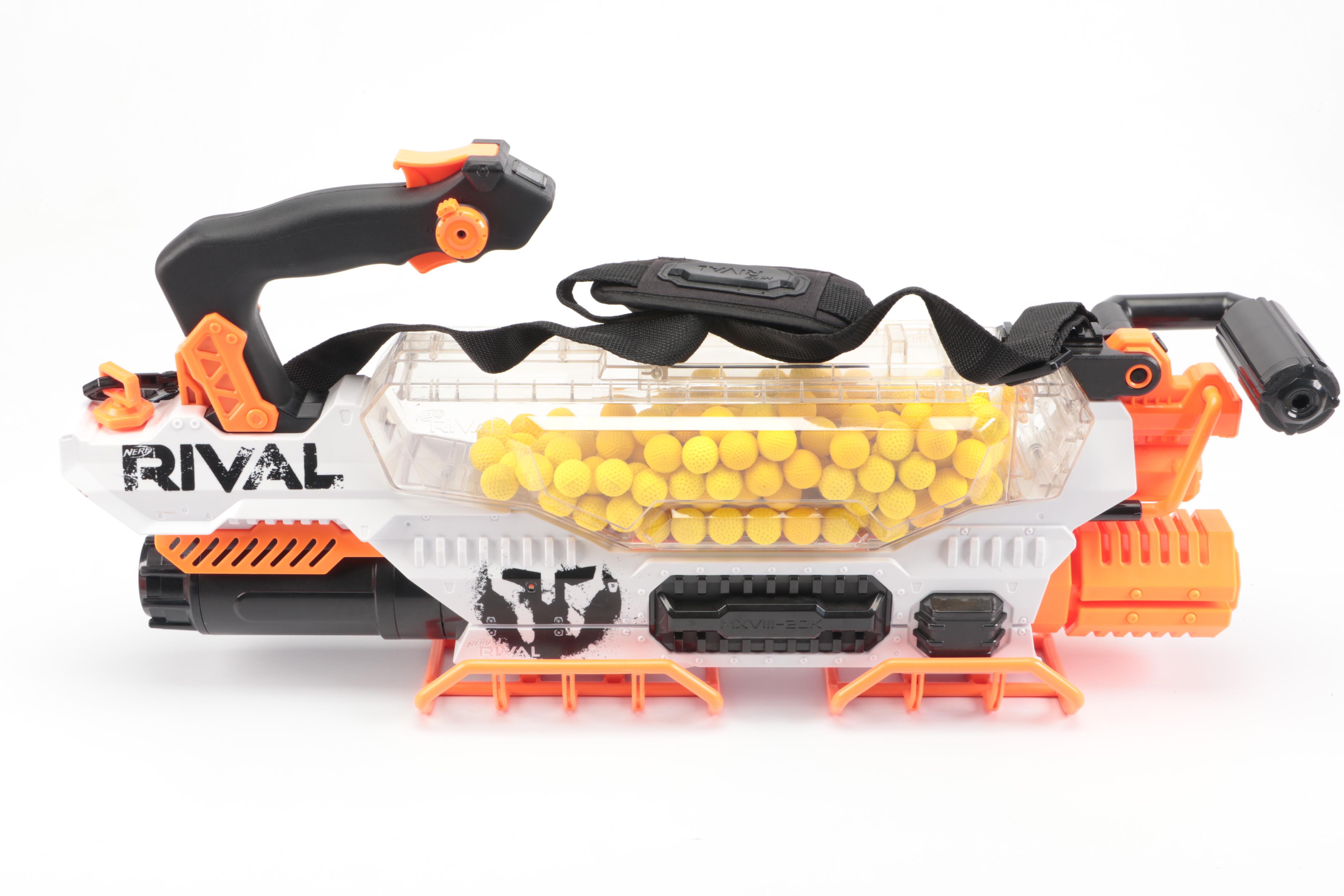 Nerf Rival Phantom Corps Prometheus MXVIII-20K and Alpha Strike Fang Blasters