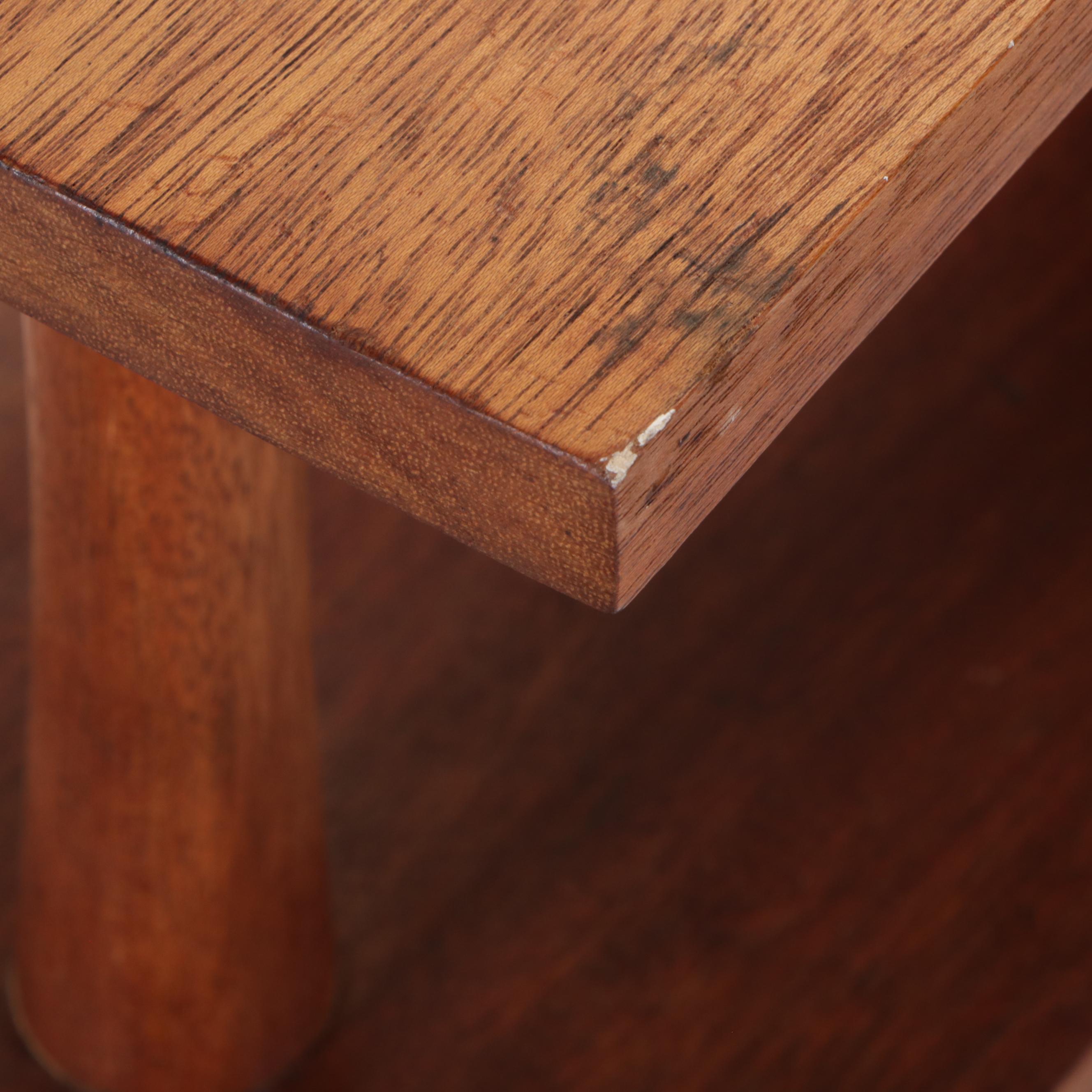 Modernist Style Walnut Bookcase, Manner of Niels Gammelgaard