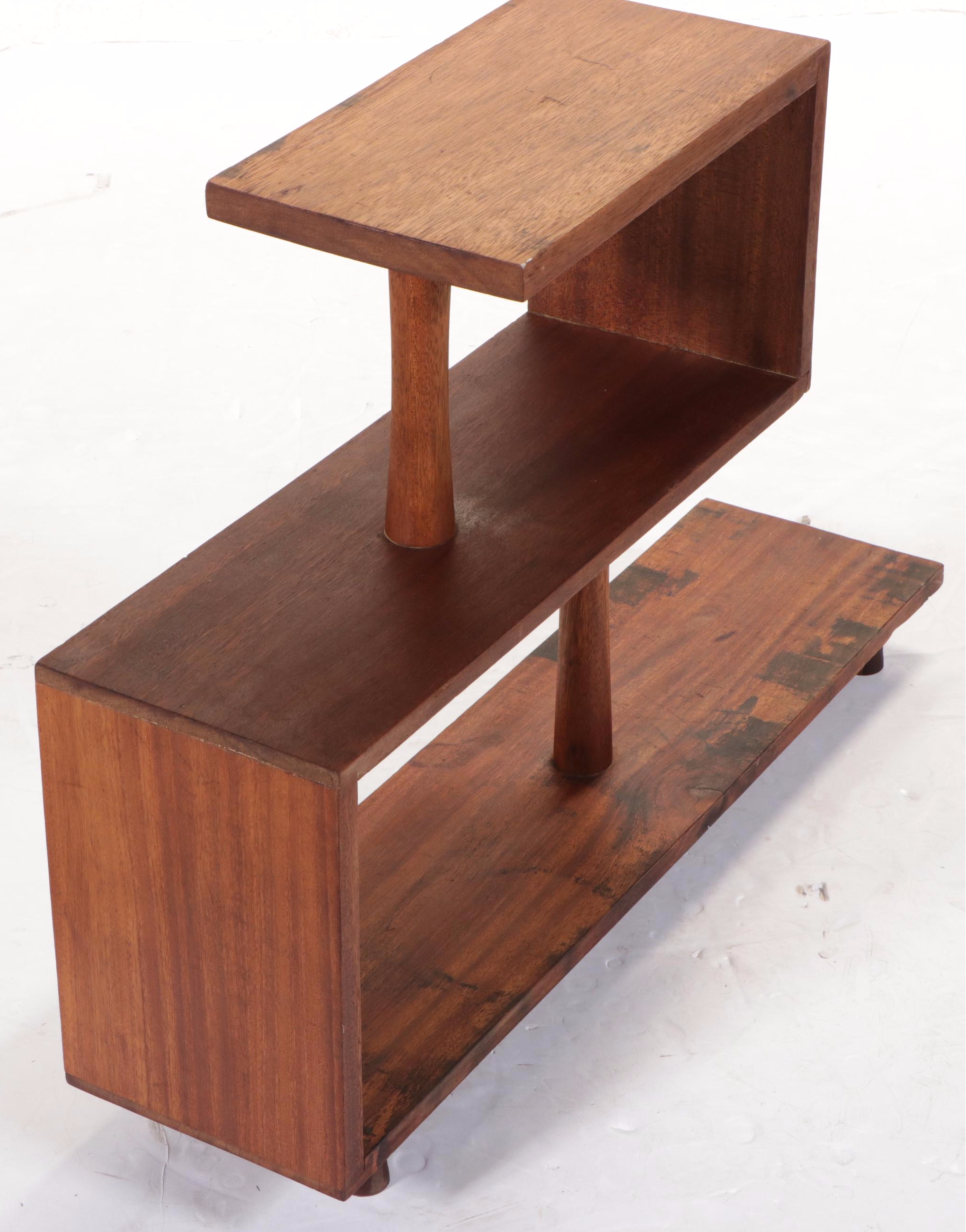 Modernist Style Walnut Bookcase, Manner of Niels Gammelgaard