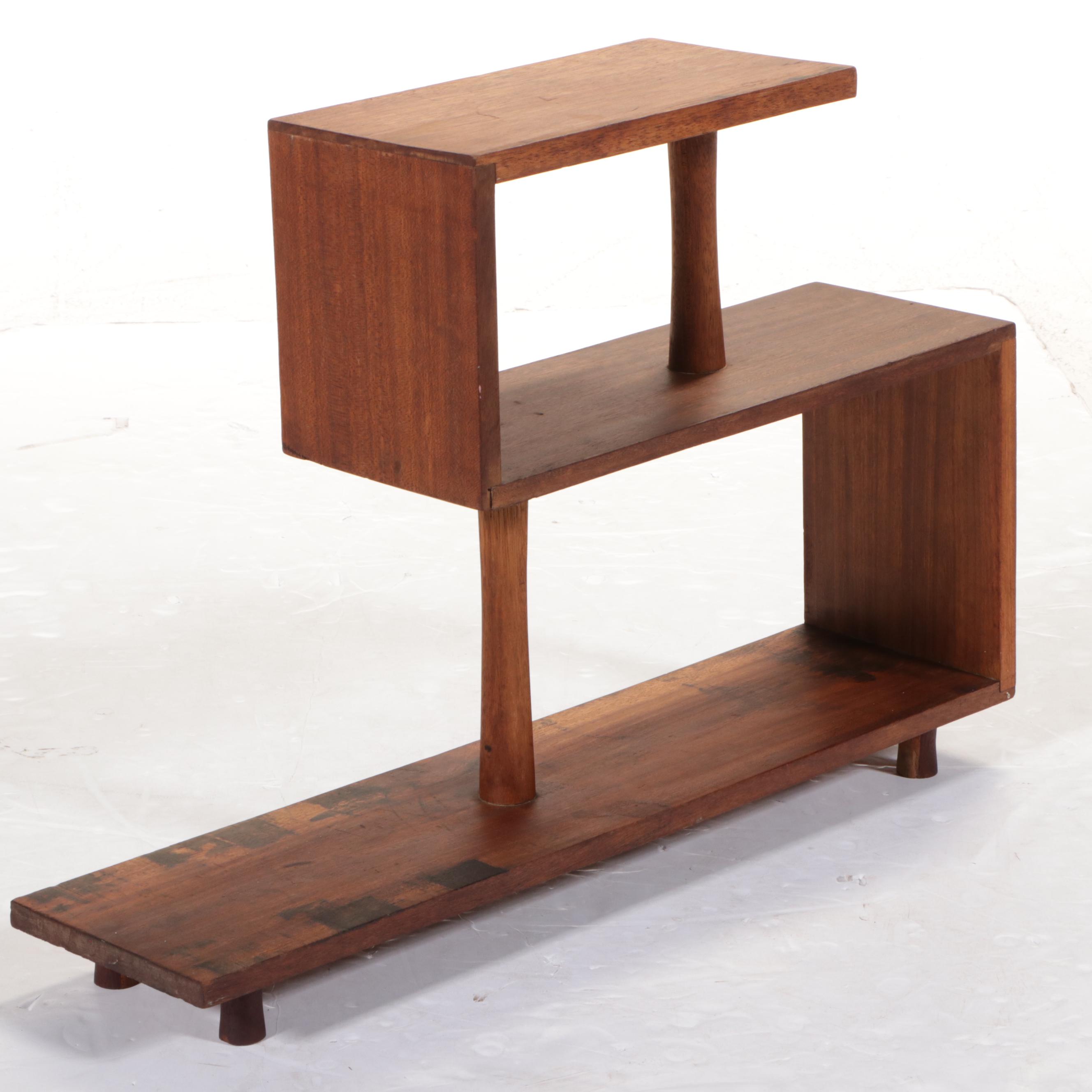 Modernist Style Walnut Bookcase, Manner of Niels Gammelgaard