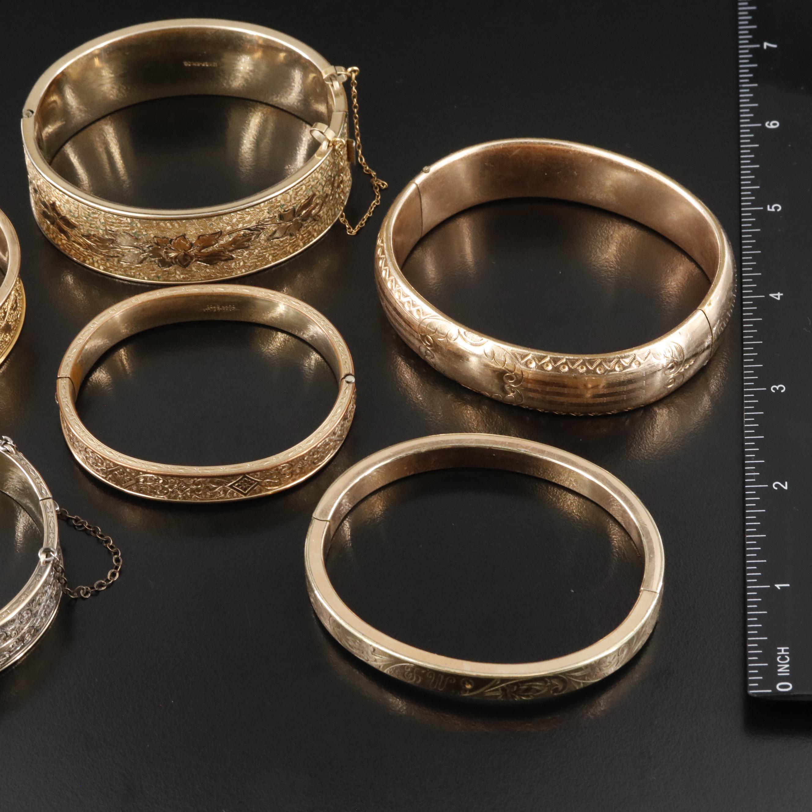 Finberg Mfg. Co., Dunn Bros and Sterling Featured in Vintage and Antique Bangles