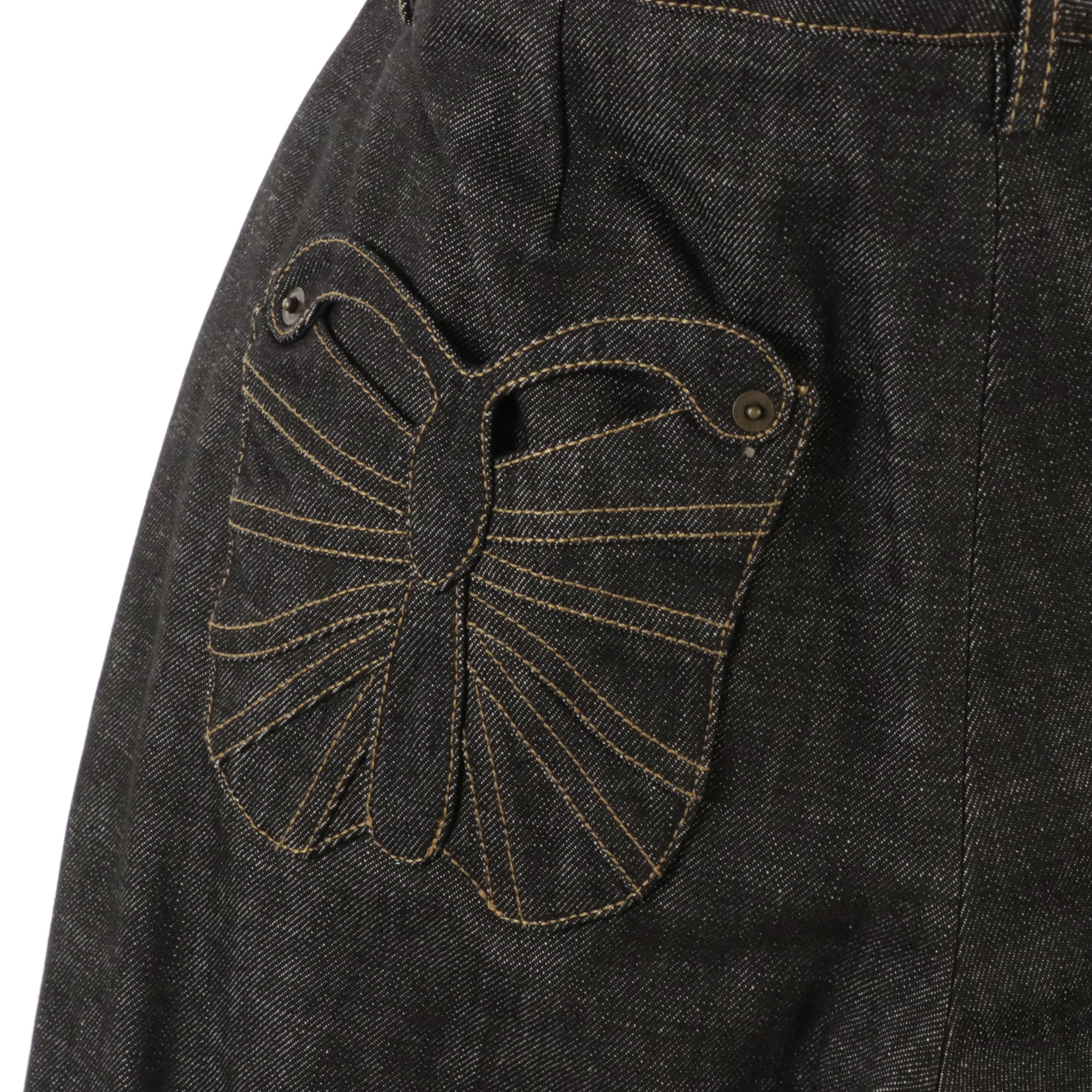 Dolce & Gabbana Butterfly Pocket Jeans in Cotton Denim