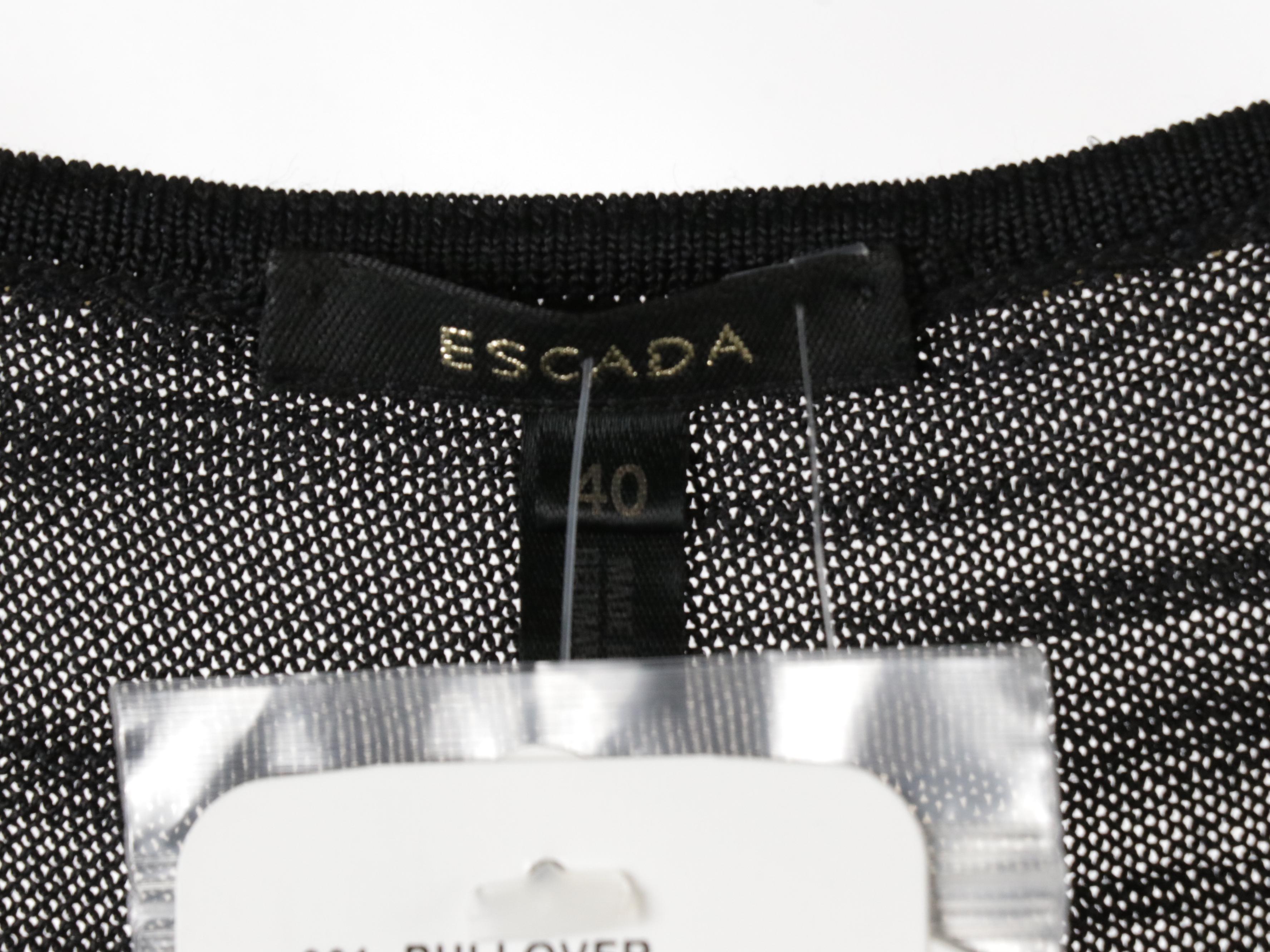 Escada Embellished and Shirred Sweater Knit Tops and Jersey Polo Shirt