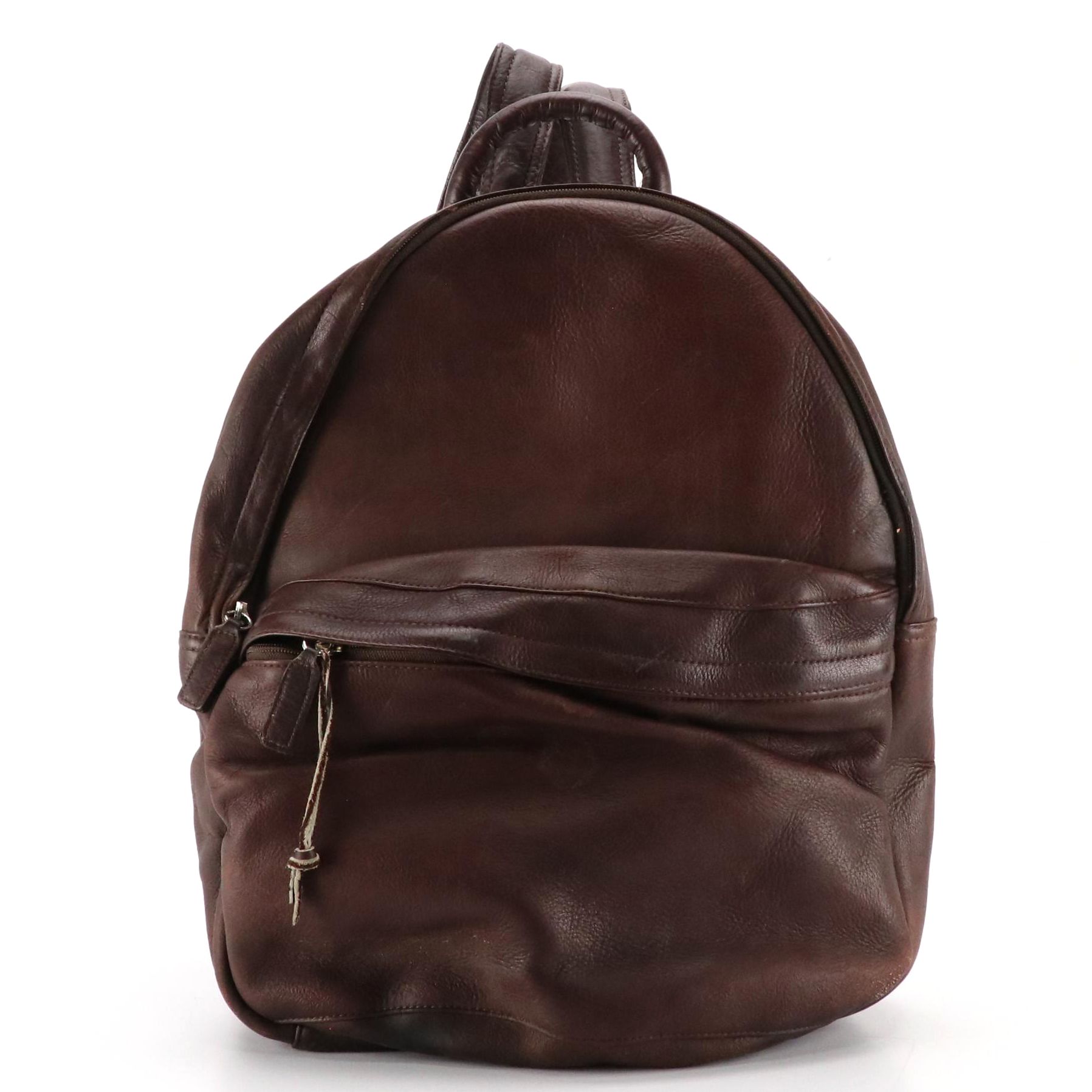 Latico Brown Mahogany Leather Backpack