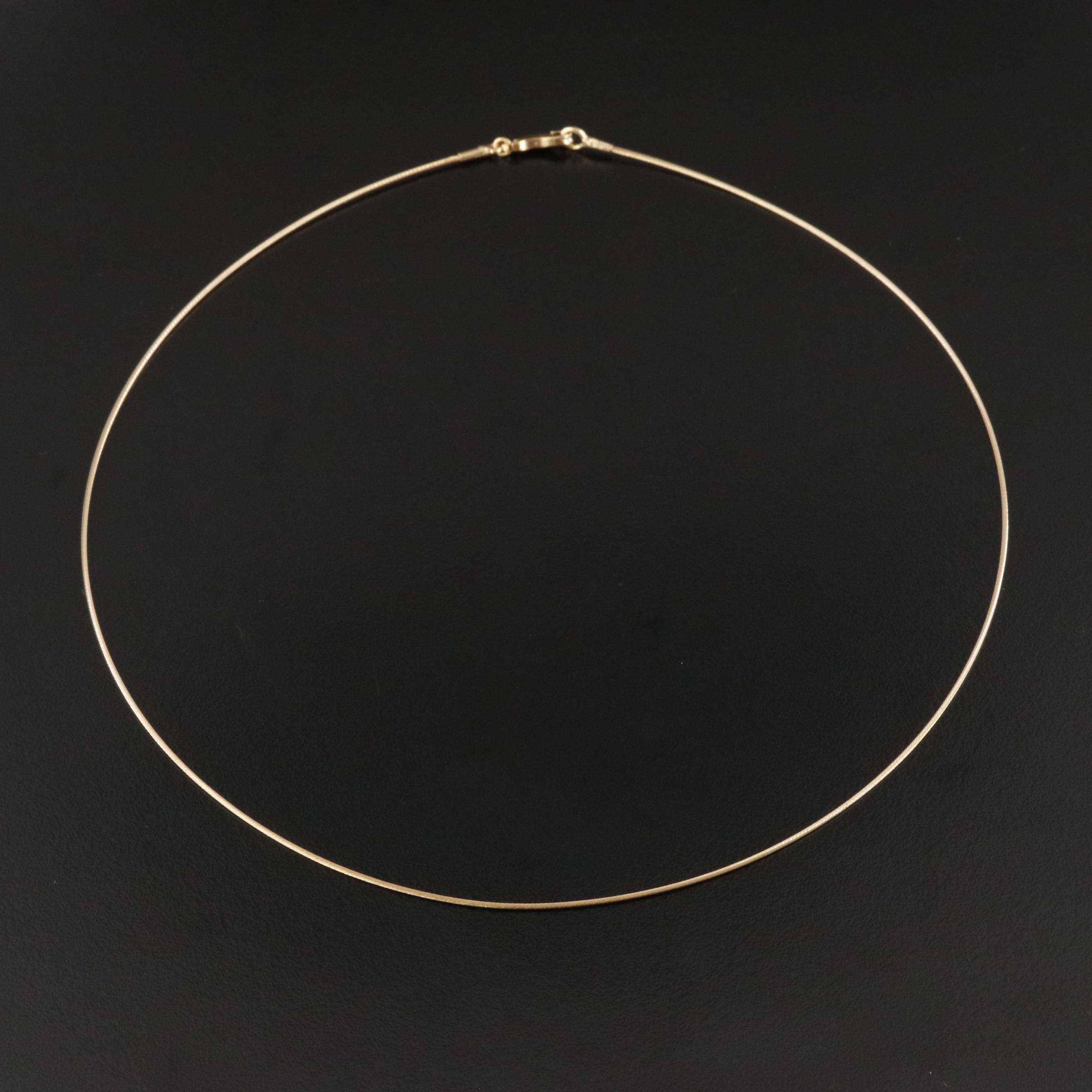14K Cord Necklace