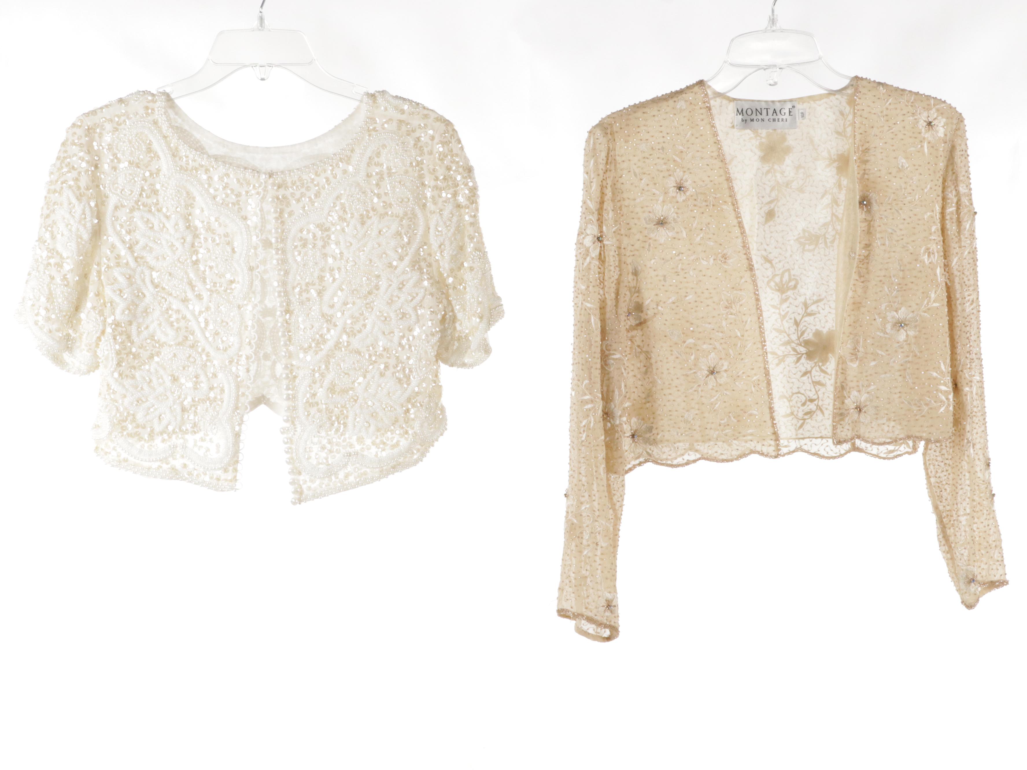 Saint Laurent Vintage Skirt, Mon Cheri and Other Embellished Evening Jacket