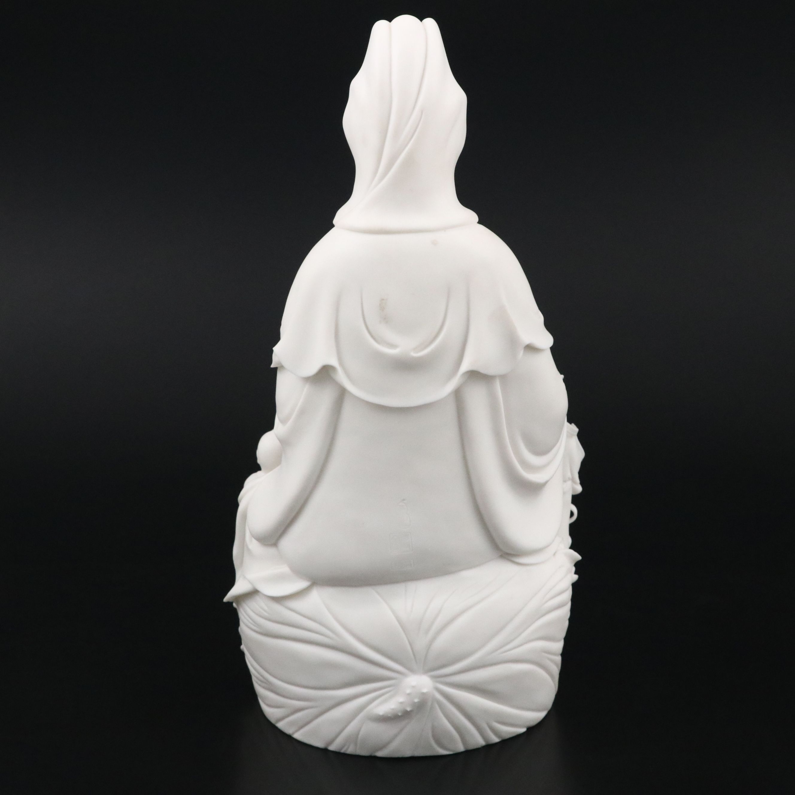 Chinese Guanyin Bisque Porcelain Figure