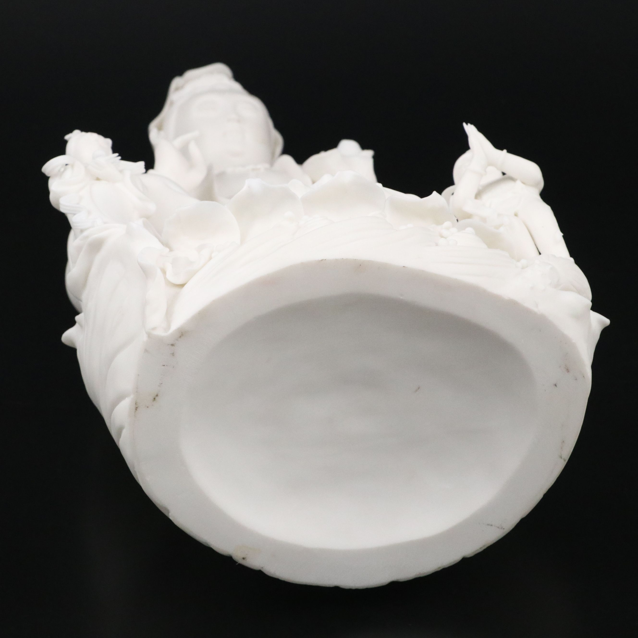 Chinese Guanyin Bisque Porcelain Figure