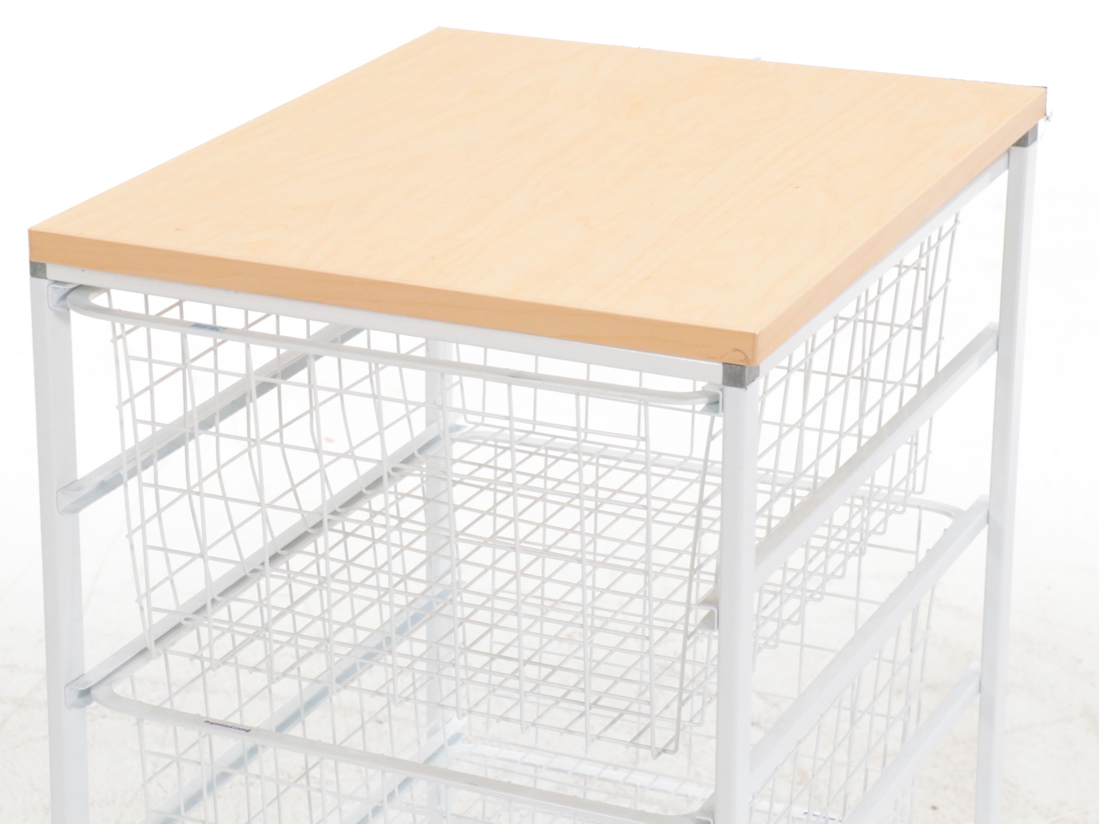 Contemporary Wood and Metal Closet Organization Furniture