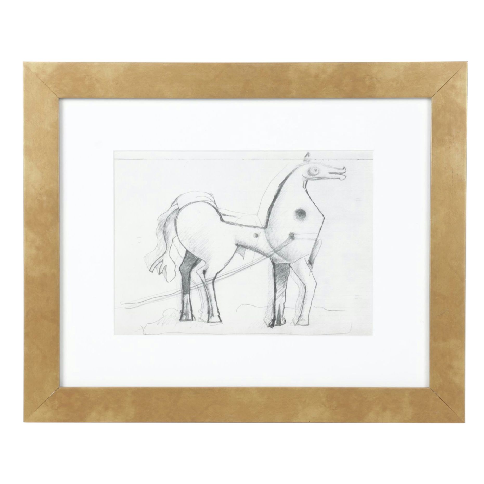 Georges Braque Black and White Heliogravure for "Verve," 1955