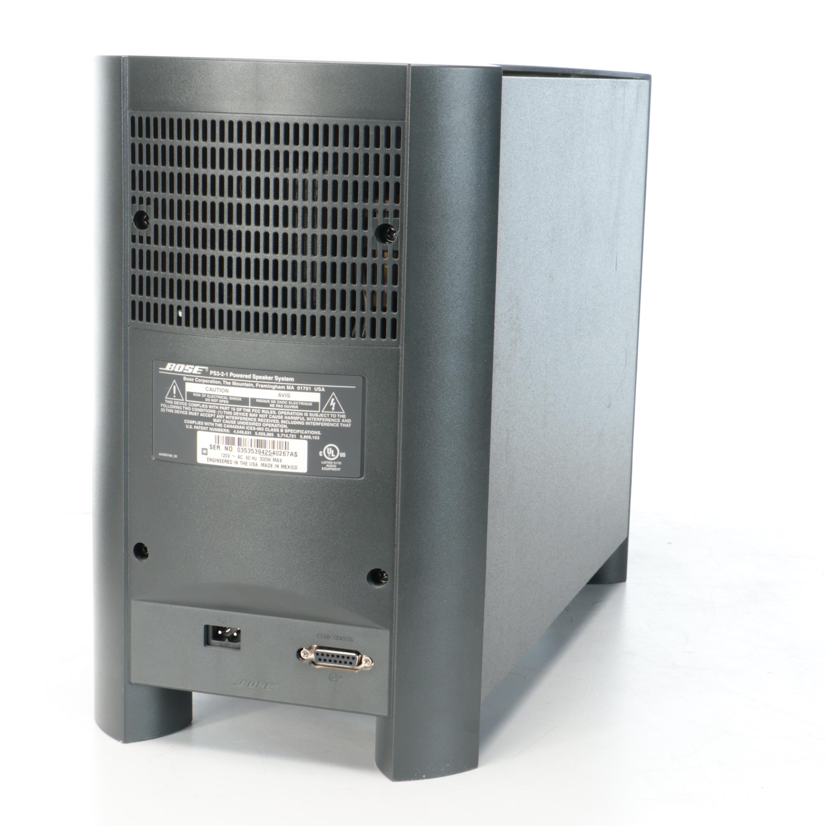 Bose Bose 3-2-1 DVD Player and Speakers