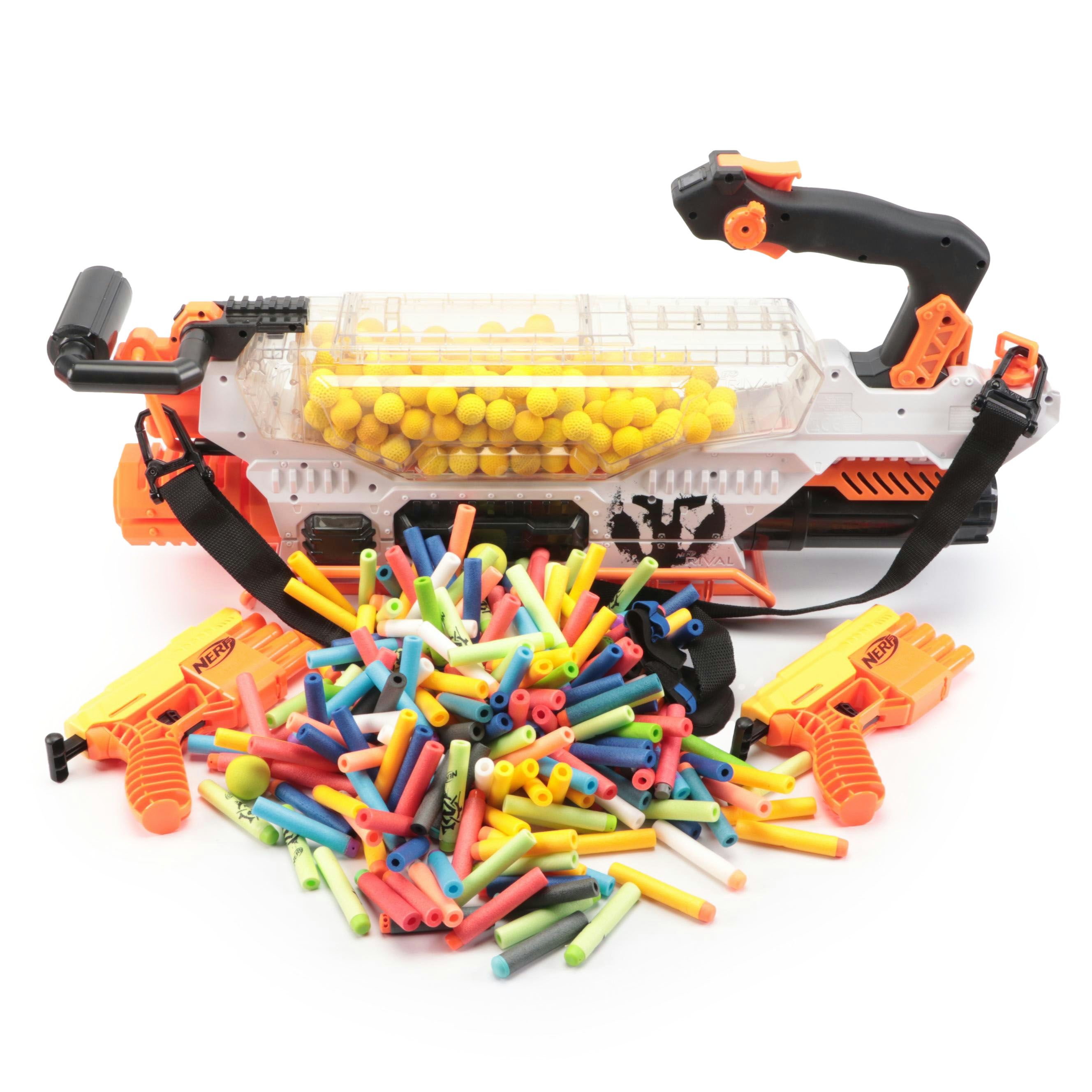 Nerf Rival Phantom Corps Prometheus MXVIII-20K and Alpha Strike Fang Blasters