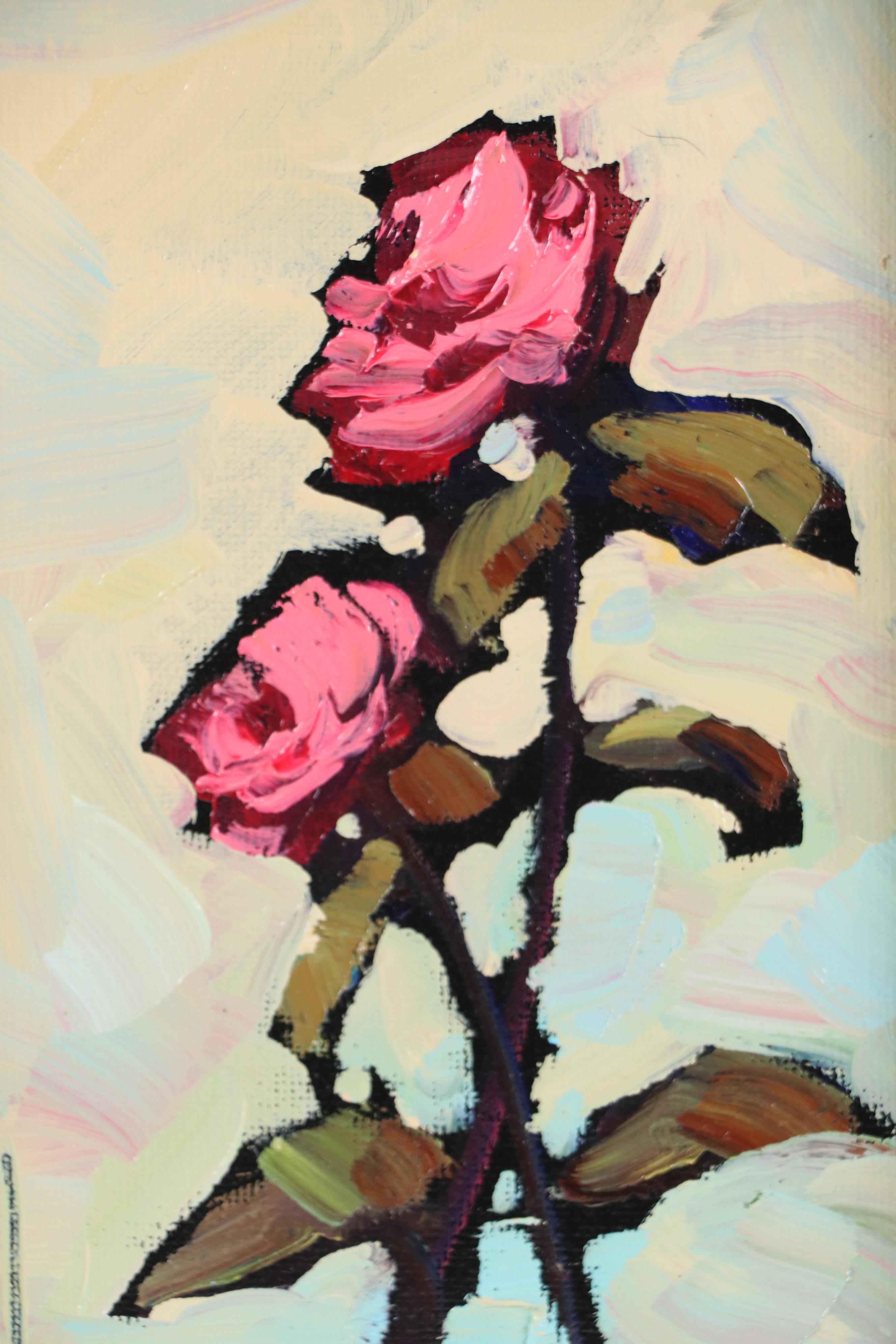 William Hawkins Floral Oil Painting, 2025