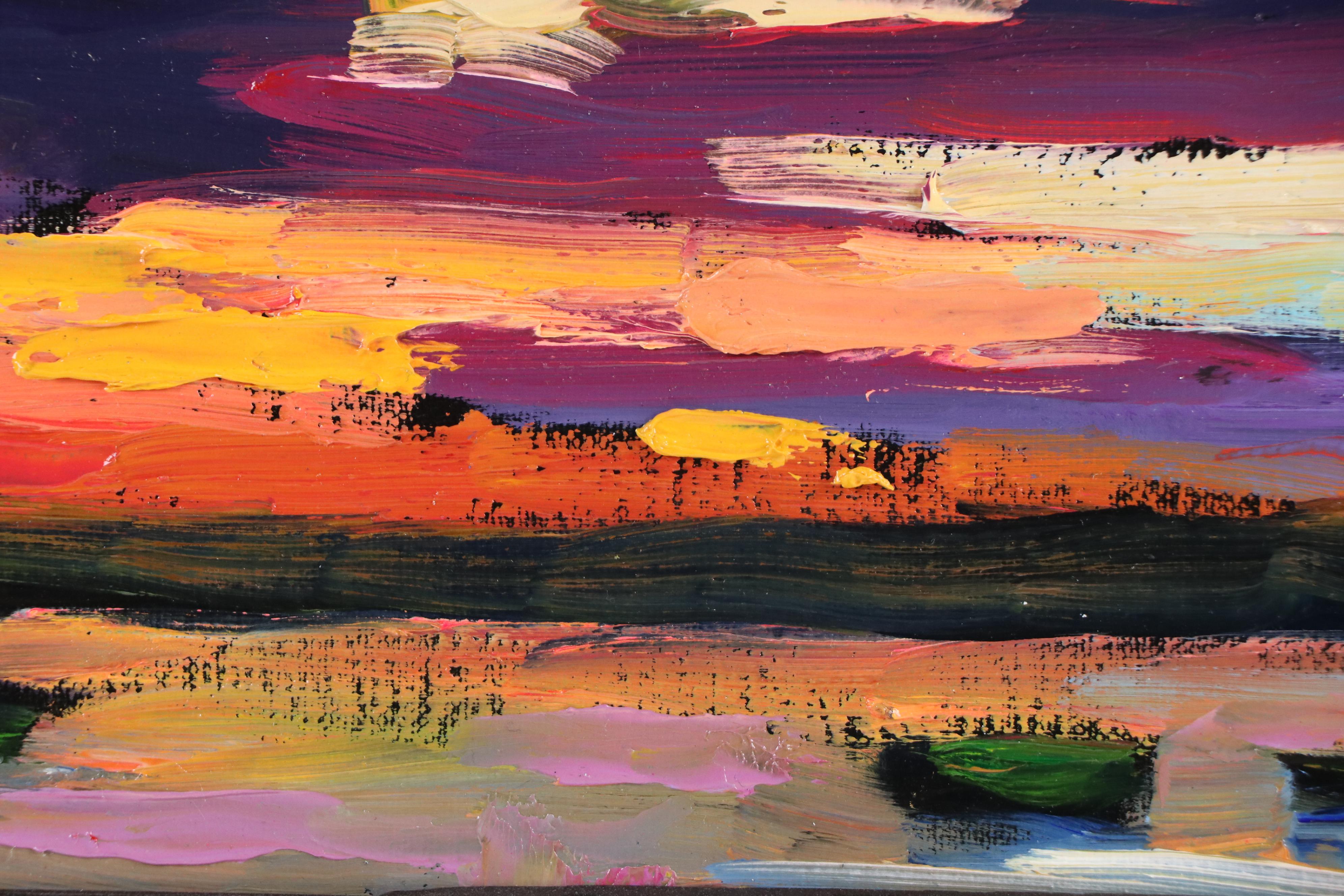 William Hawkins Sunset Landscape Oil Painting, 2025