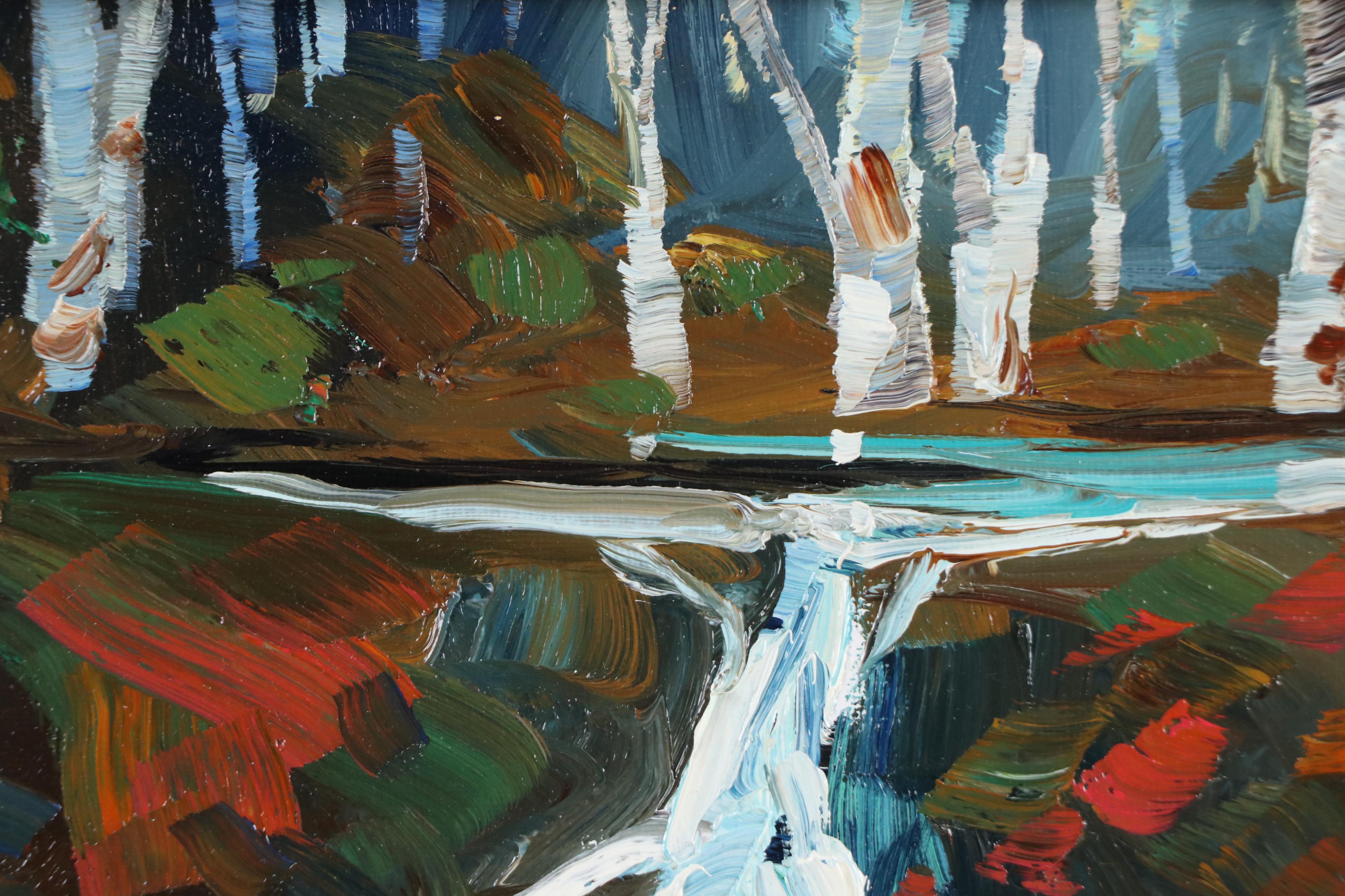 William Hawkins Forest Landscape Oil Painting, 2025