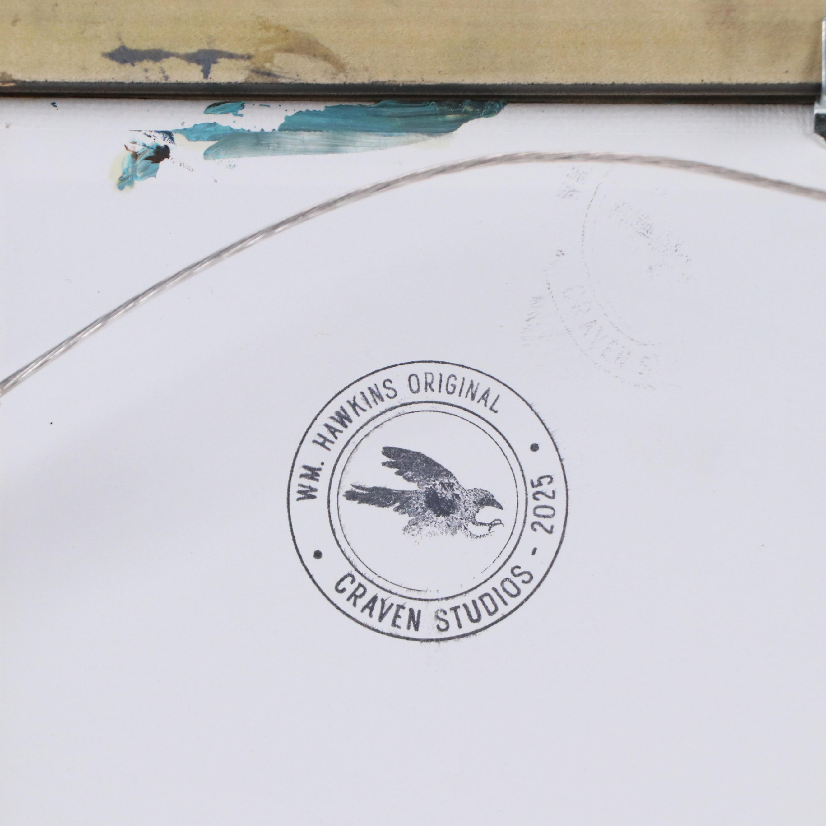 William Hawkins Forest Landscape Oil Painting, 2025