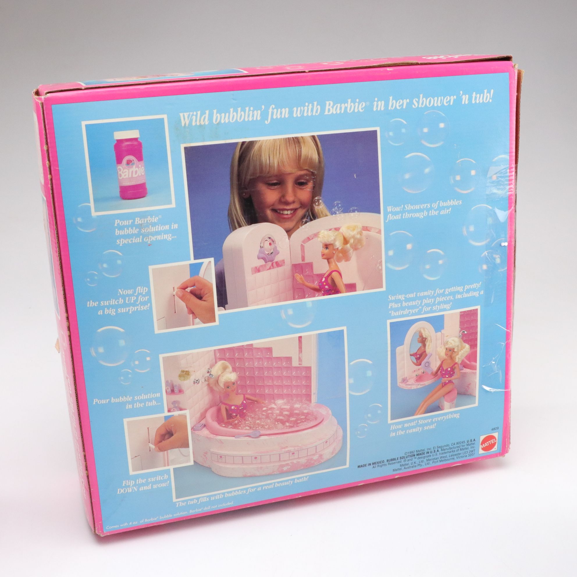 Mattel Barbie "Bubblin' Shower" with Lunch Boxes, Dentist Barbie and More Dolls