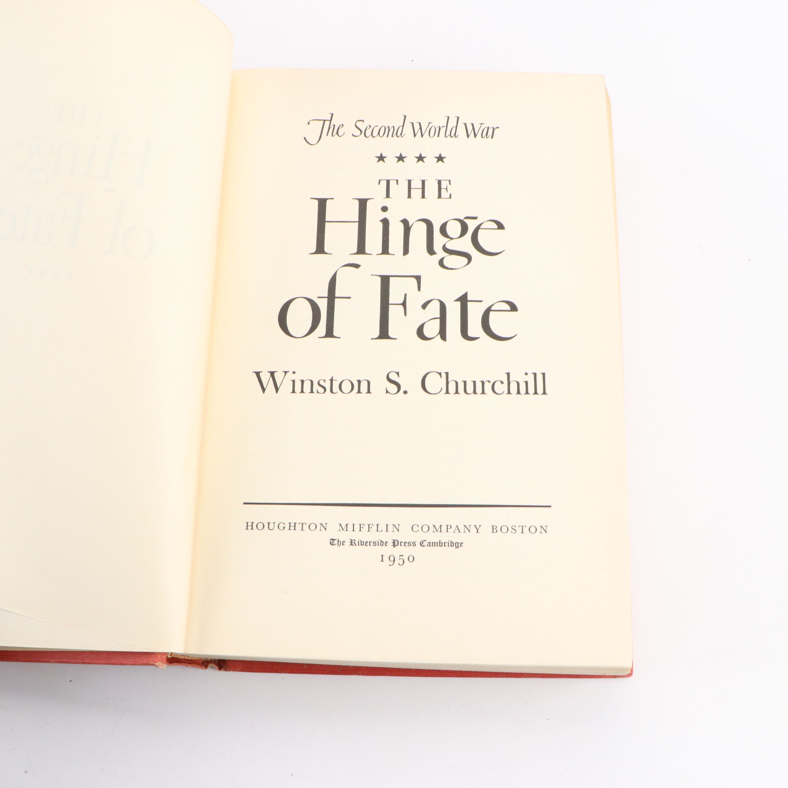 "The Second World War" Six-Volume Set by Winston S. Churchill