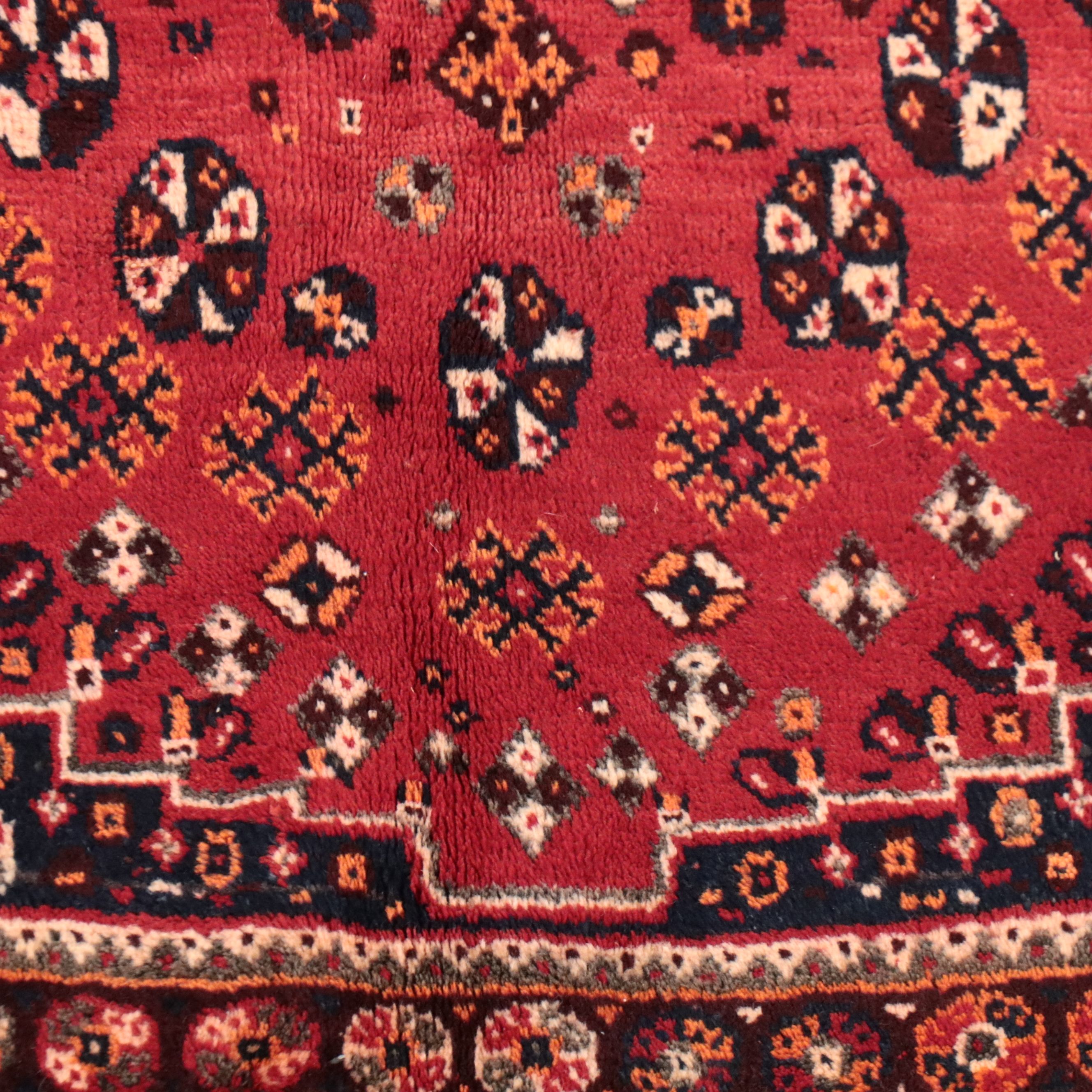 5' x 8'1 Hand-Knotted Persian Qashqai Area Rug