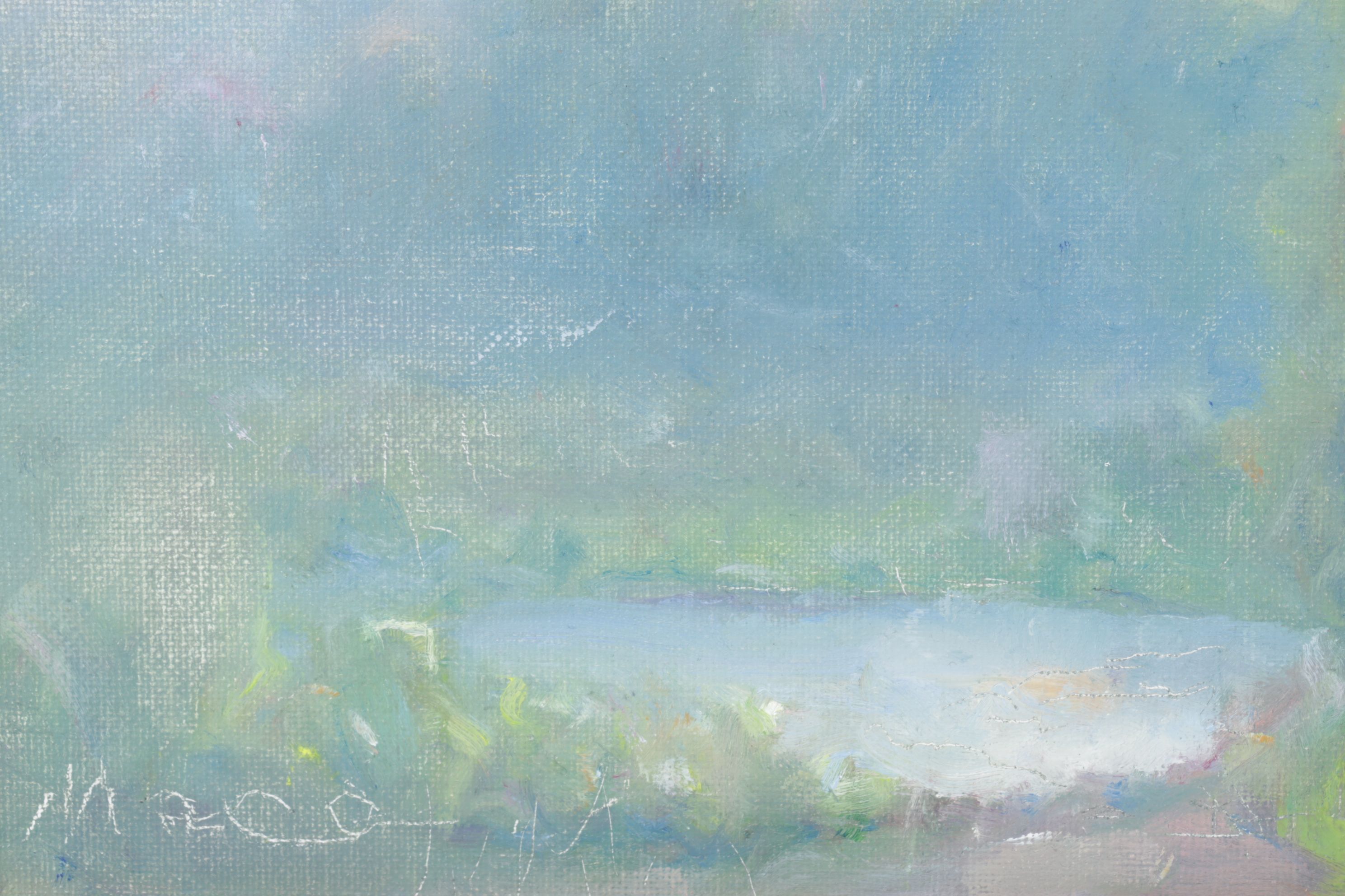 Mark J. Mace Impressionist Landscape Oil Painting "Spring Sunrise", 2025