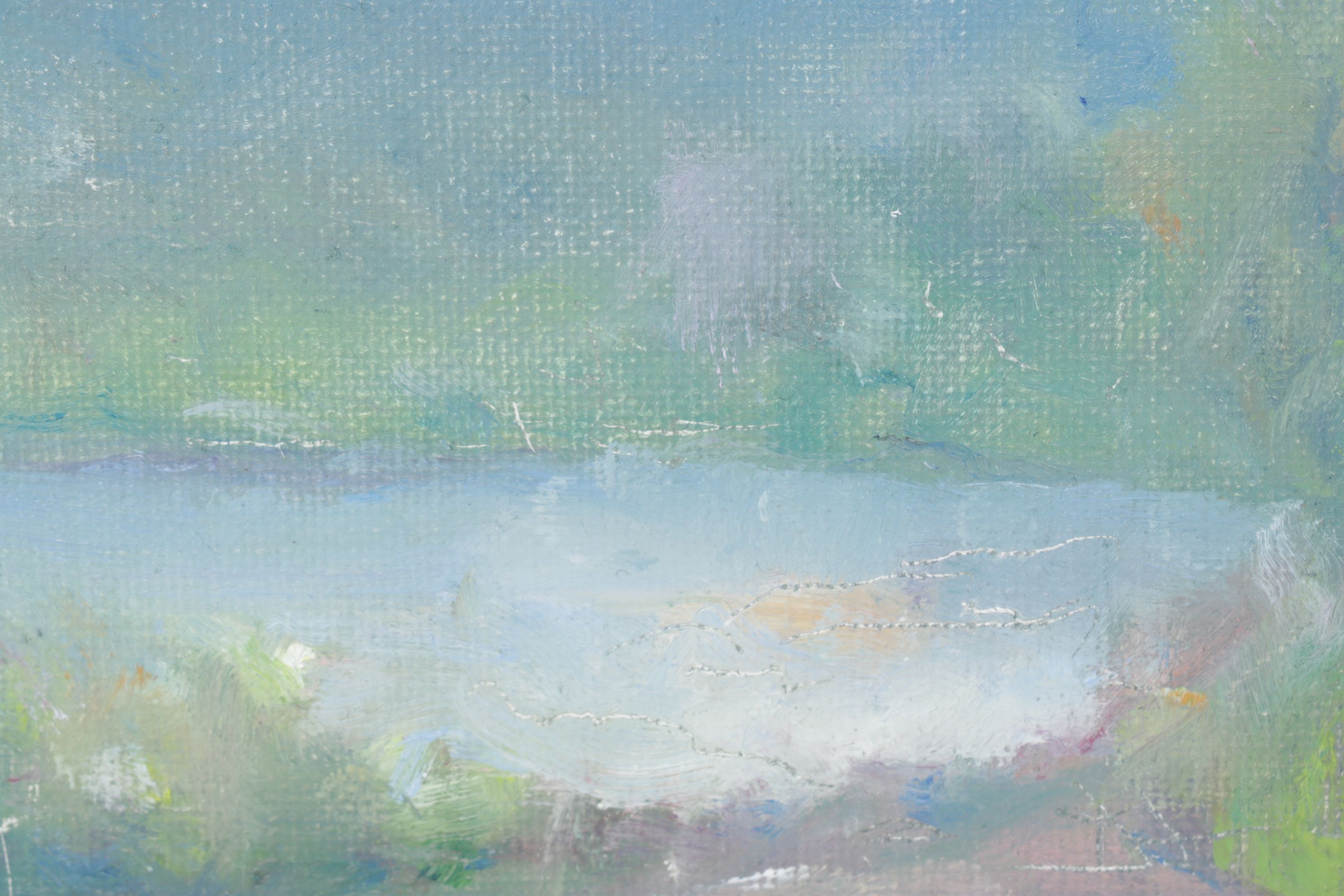 Mark J. Mace Impressionist Landscape Oil Painting "Spring Sunrise", 2025