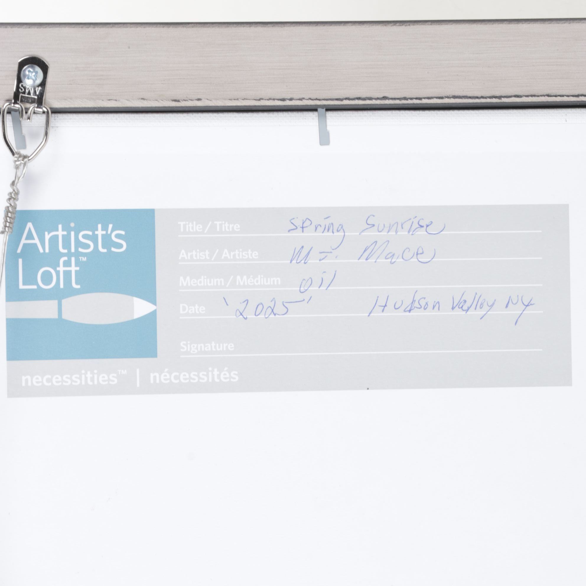 Mark J. Mace Impressionist Landscape Oil Painting "Spring Sunrise", 2025