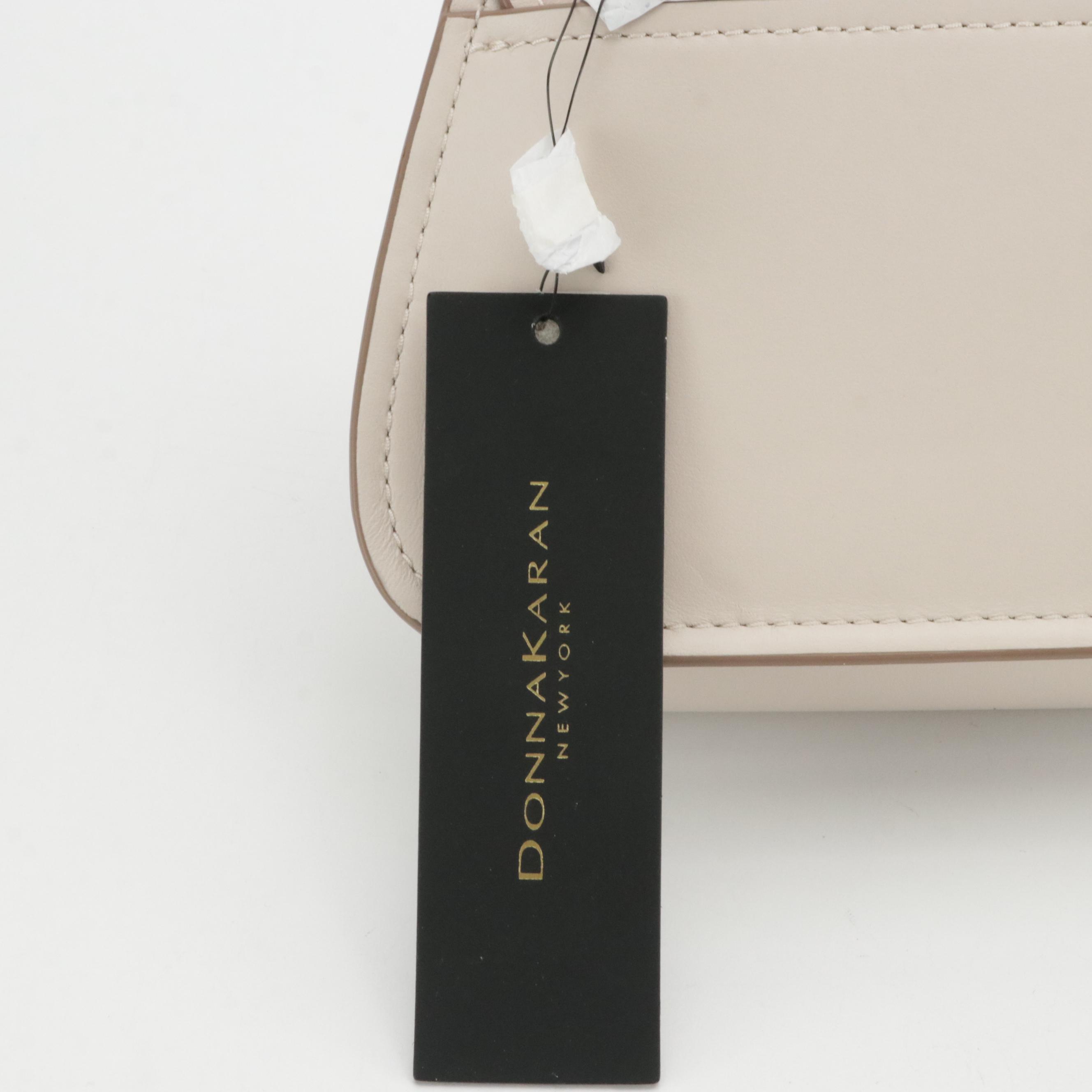 Donna Karan Chiffon Tote in Black Leather and Sag Harbor Leather Shoulder Bag