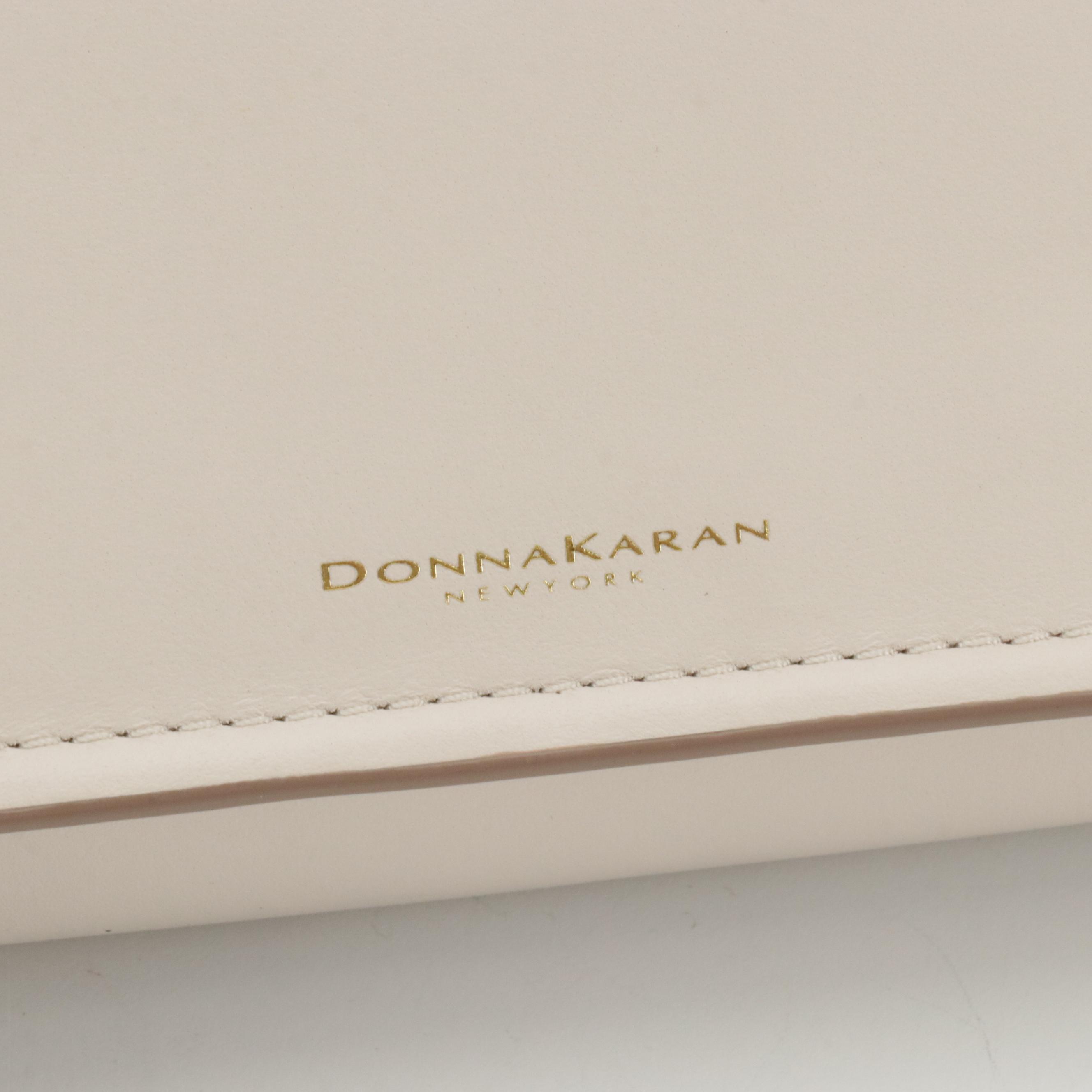 Donna Karan Chiffon Tote in Black Leather and Sag Harbor Leather Shoulder Bag