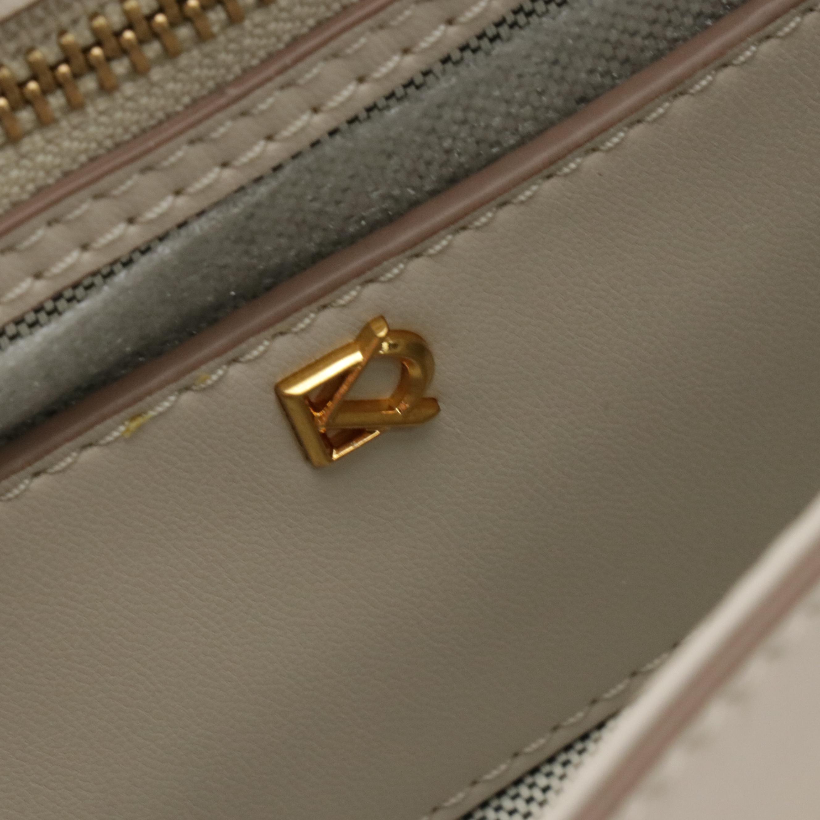 Donna Karan Chiffon Tote in Black Leather and Sag Harbor Leather Shoulder Bag