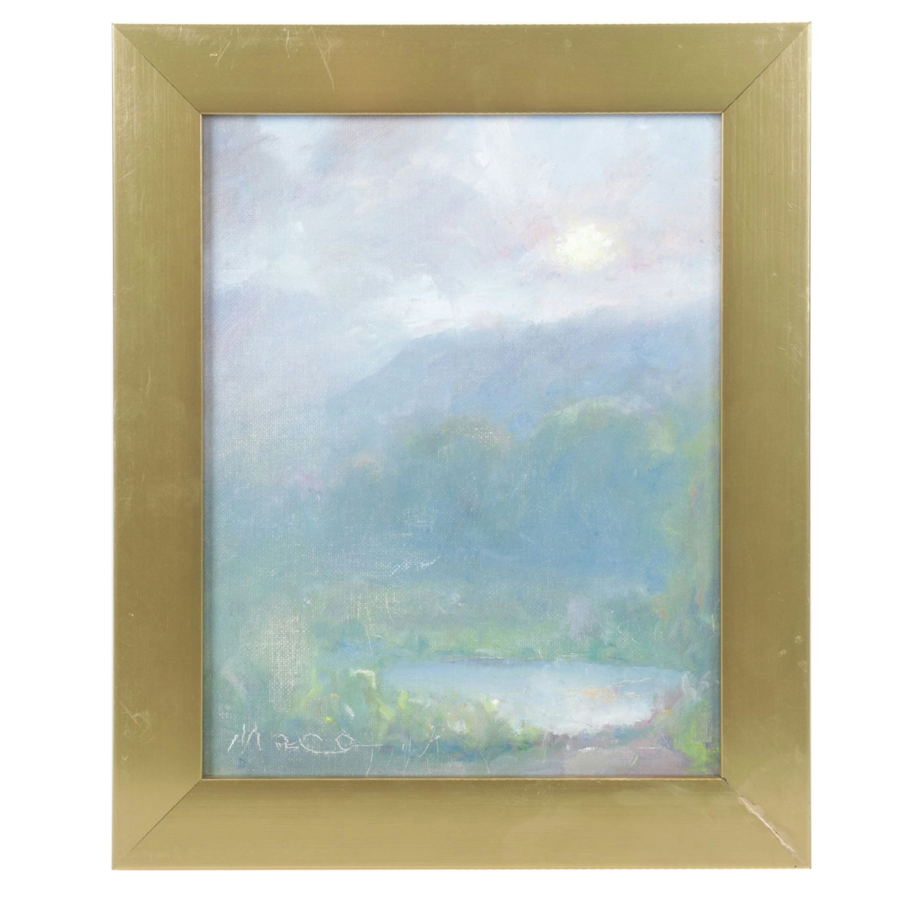 Mark J. Mace Impressionist Landscape Oil Painting "Spring Sunrise", 2025