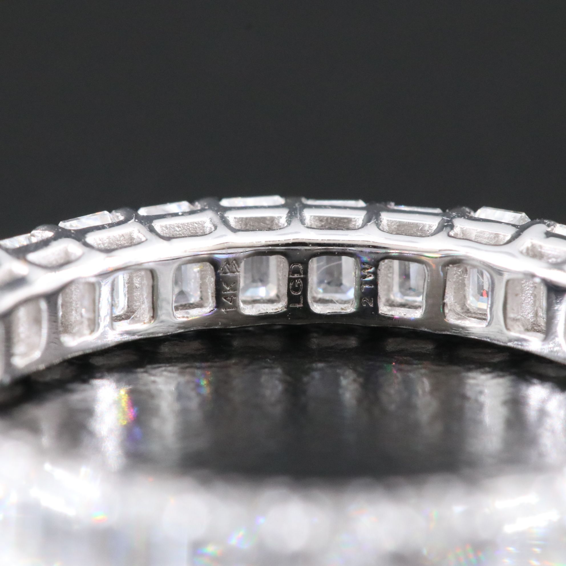 14K 2.00 CTW Lab Grown Diamond Eternity Band