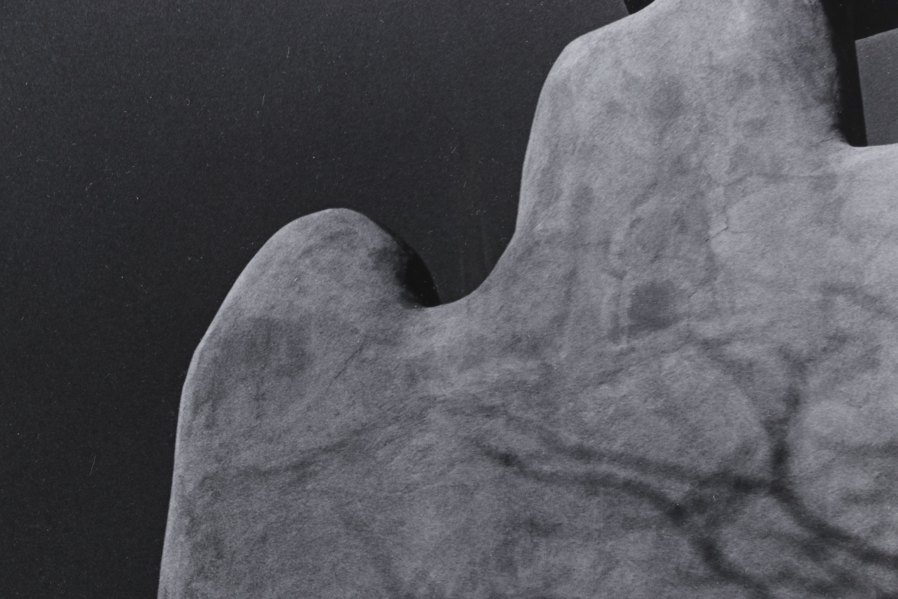 Joseph Flack Weiler Black & White Photograph Abstract View of Pueblo Facade