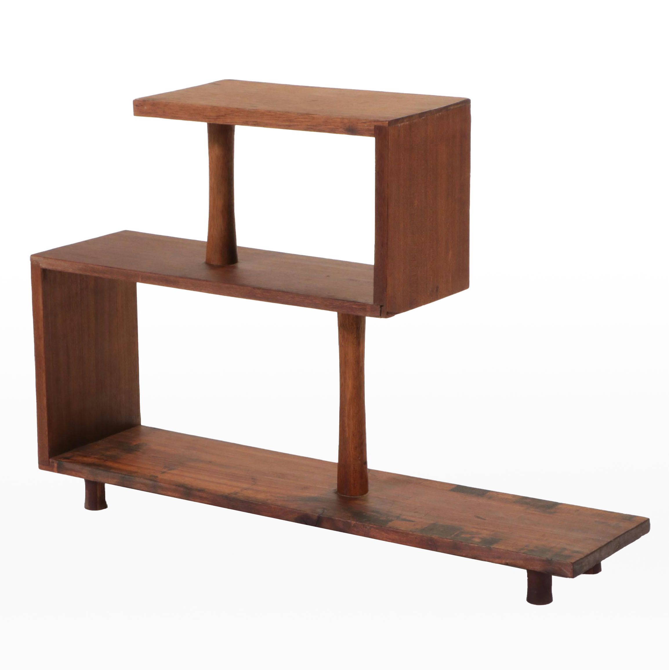 Modernist Style Walnut Bookcase, Manner of Niels Gammelgaard