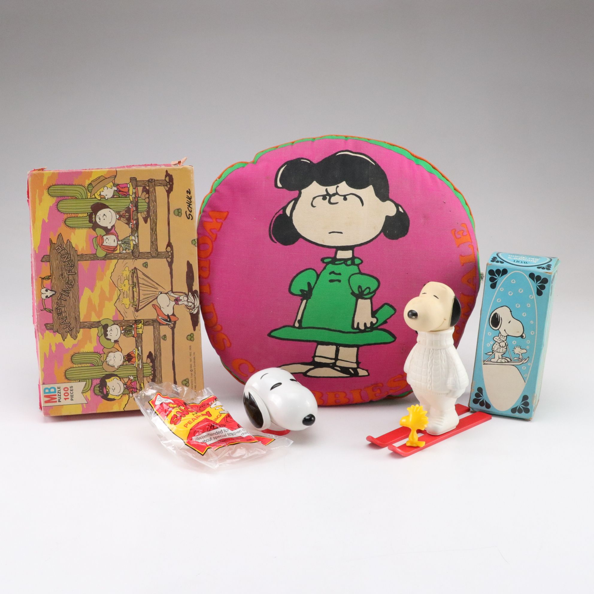 Peanuts "World's Crabbiest Female" Pillow, "Happy Time Ranch" Puzzle and More