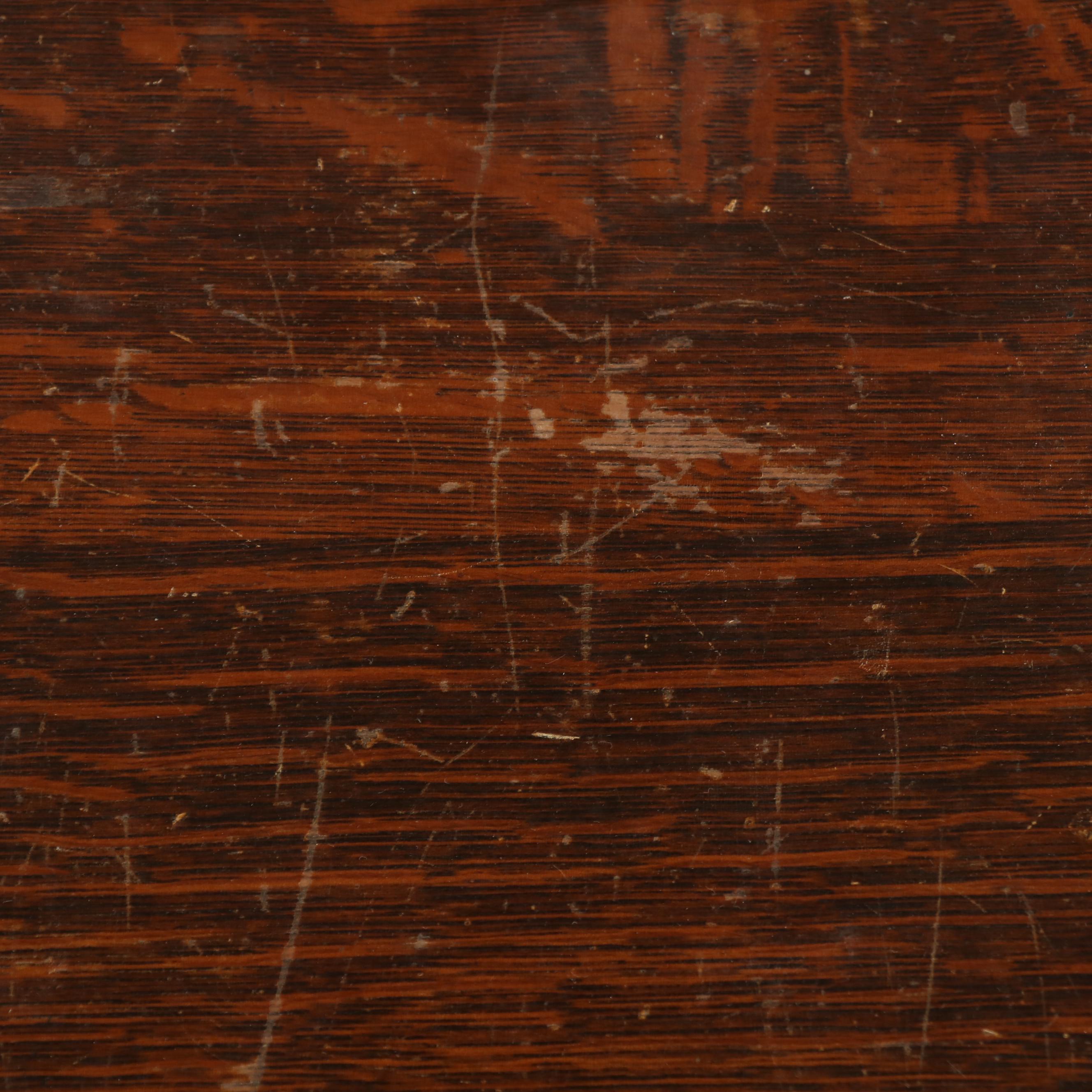 Globe Quartersawn Oak Index File/End Table