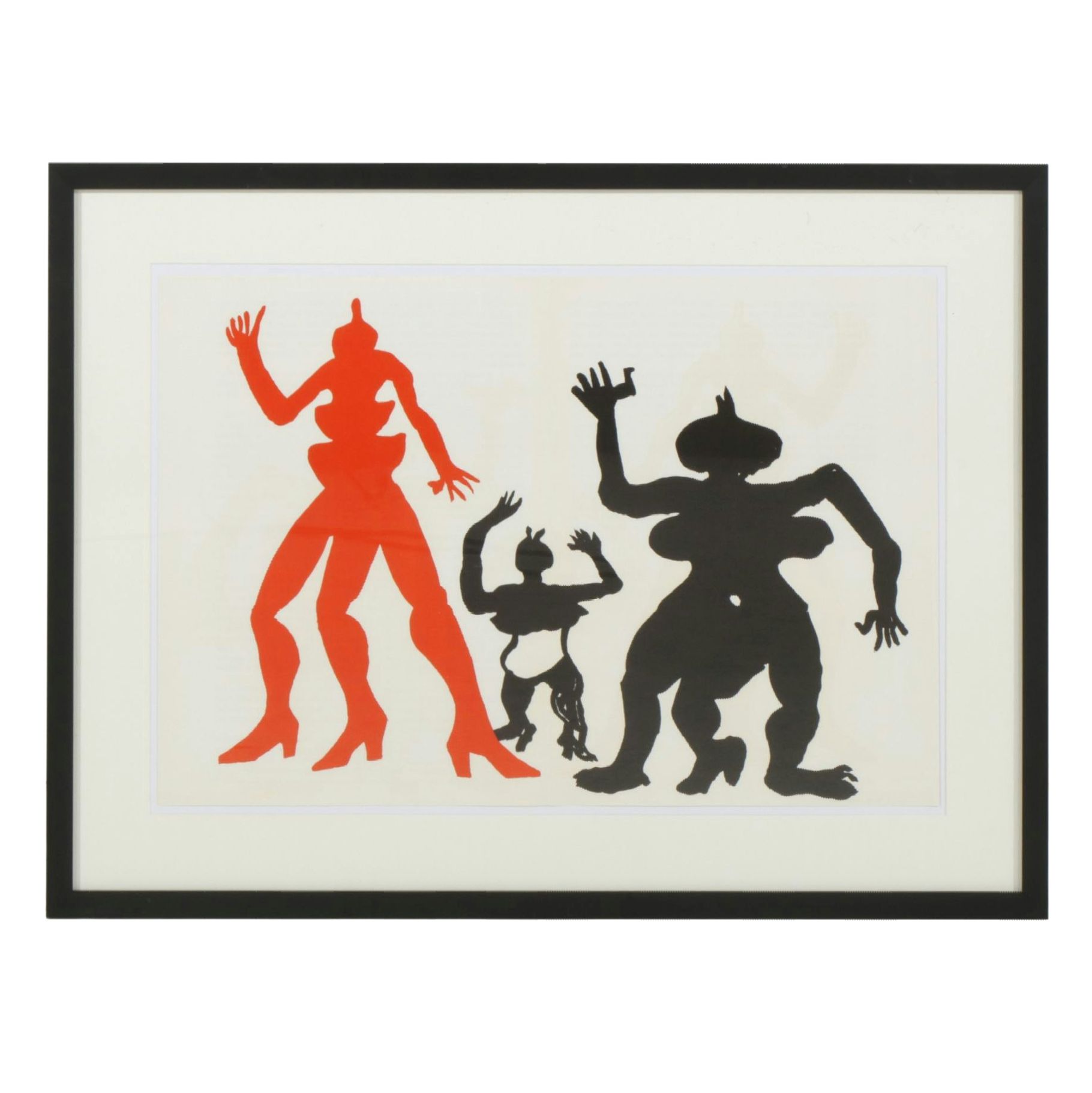 Alexander Calder Double-Page Color Lithograph for "Derrière le Miroir," 1975