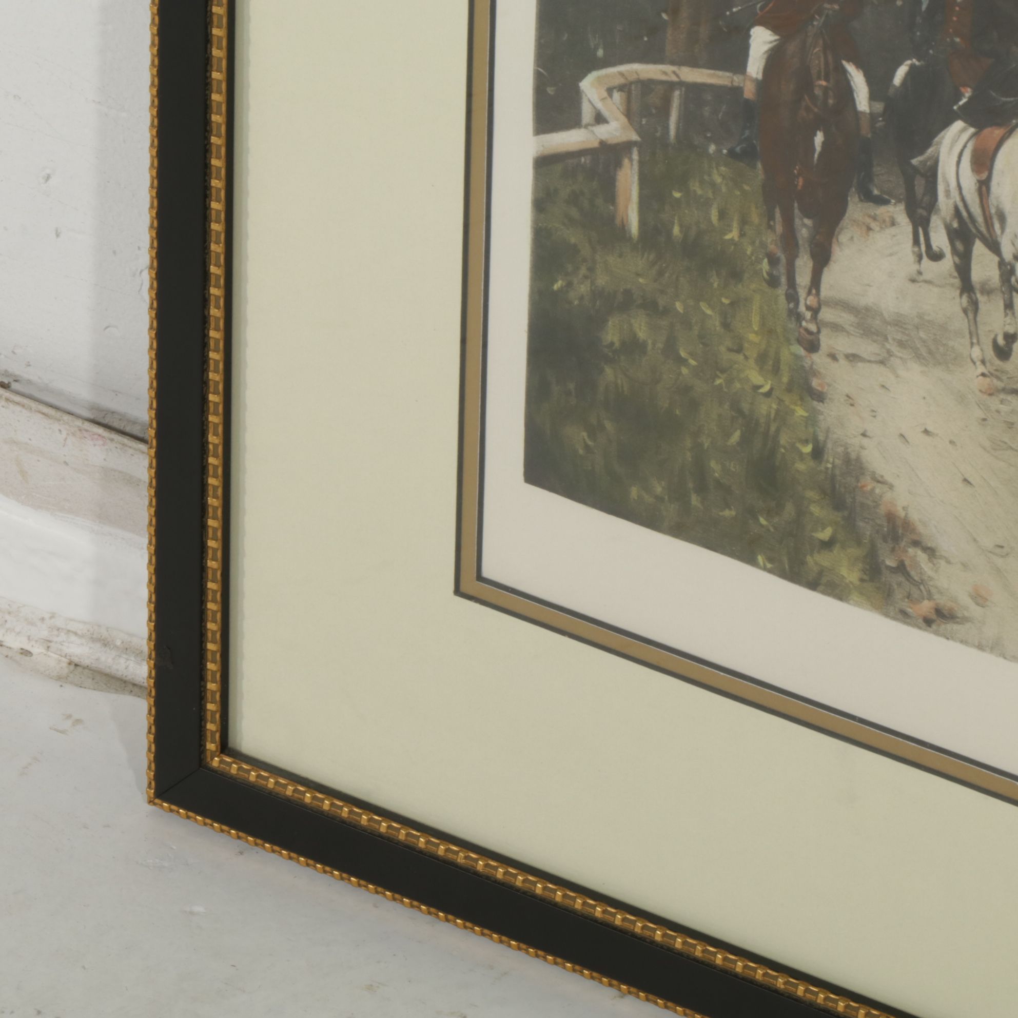 Hand-Colored Lithograph After George Wright "The First of November", 1905