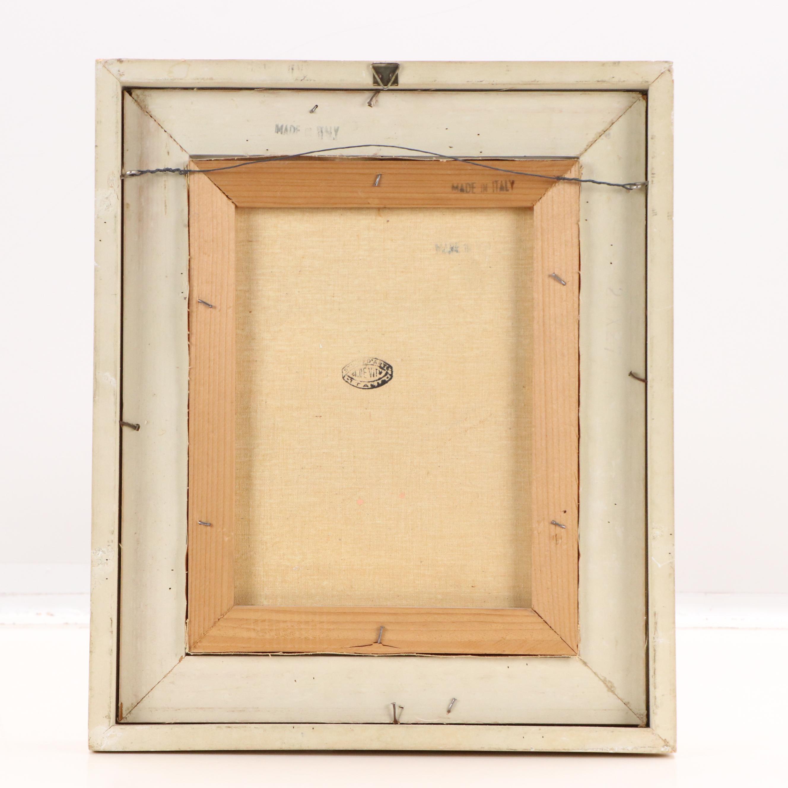 Antonio De Vity Venetian Canal Scene, Circa 1960