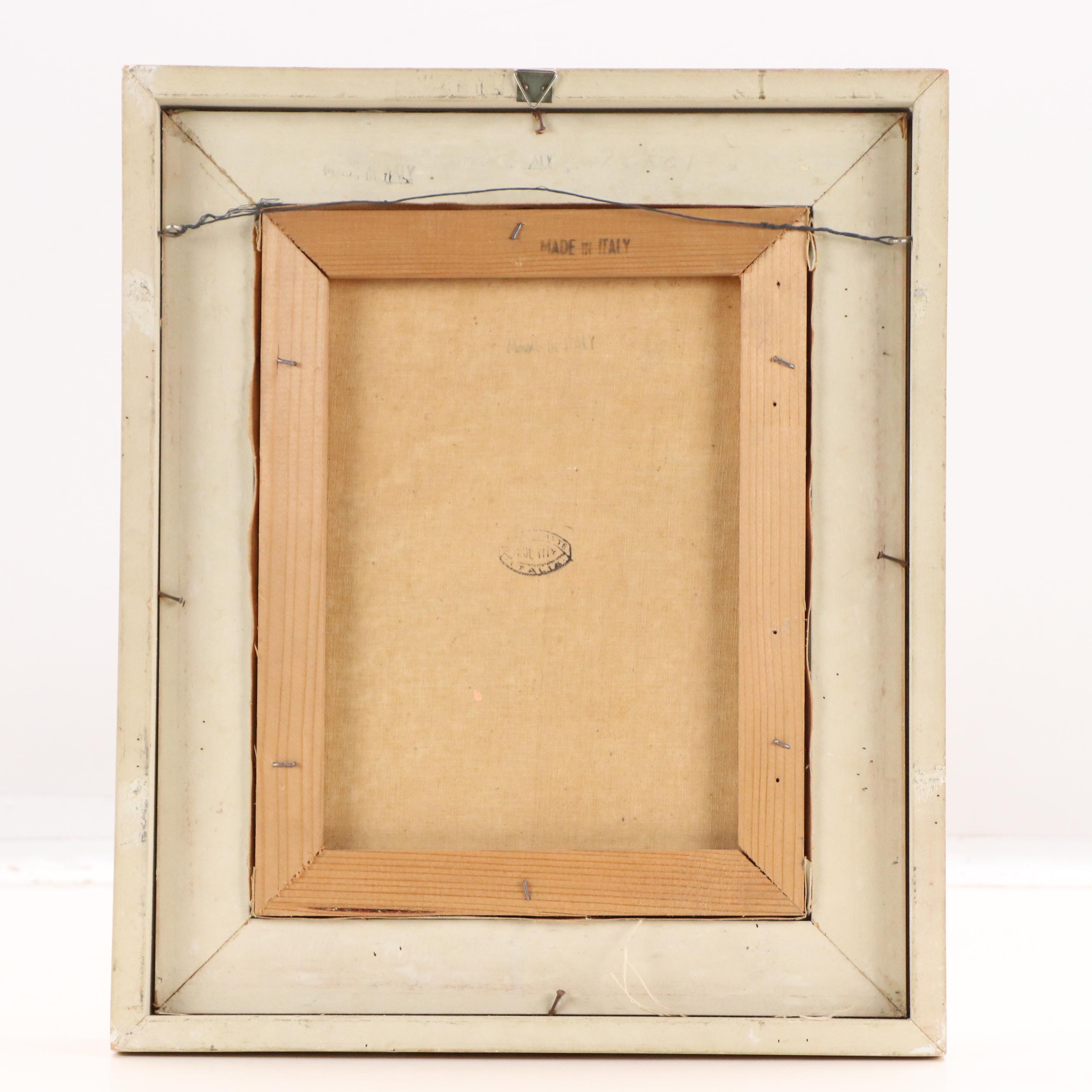 Antonio De Vity Venetian Canal Scene, Circa 1960