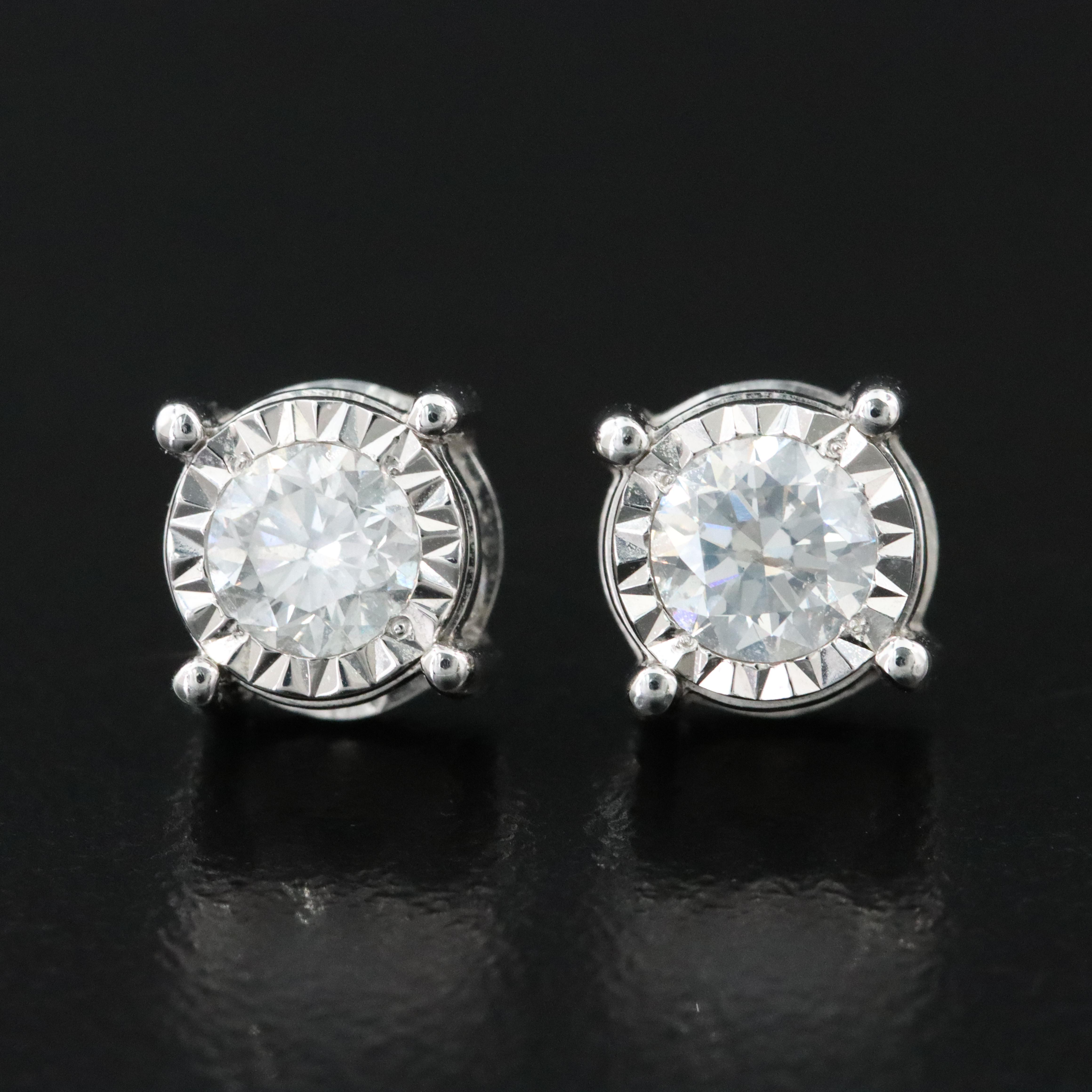14K 1.43 CTW Diamond Earrings