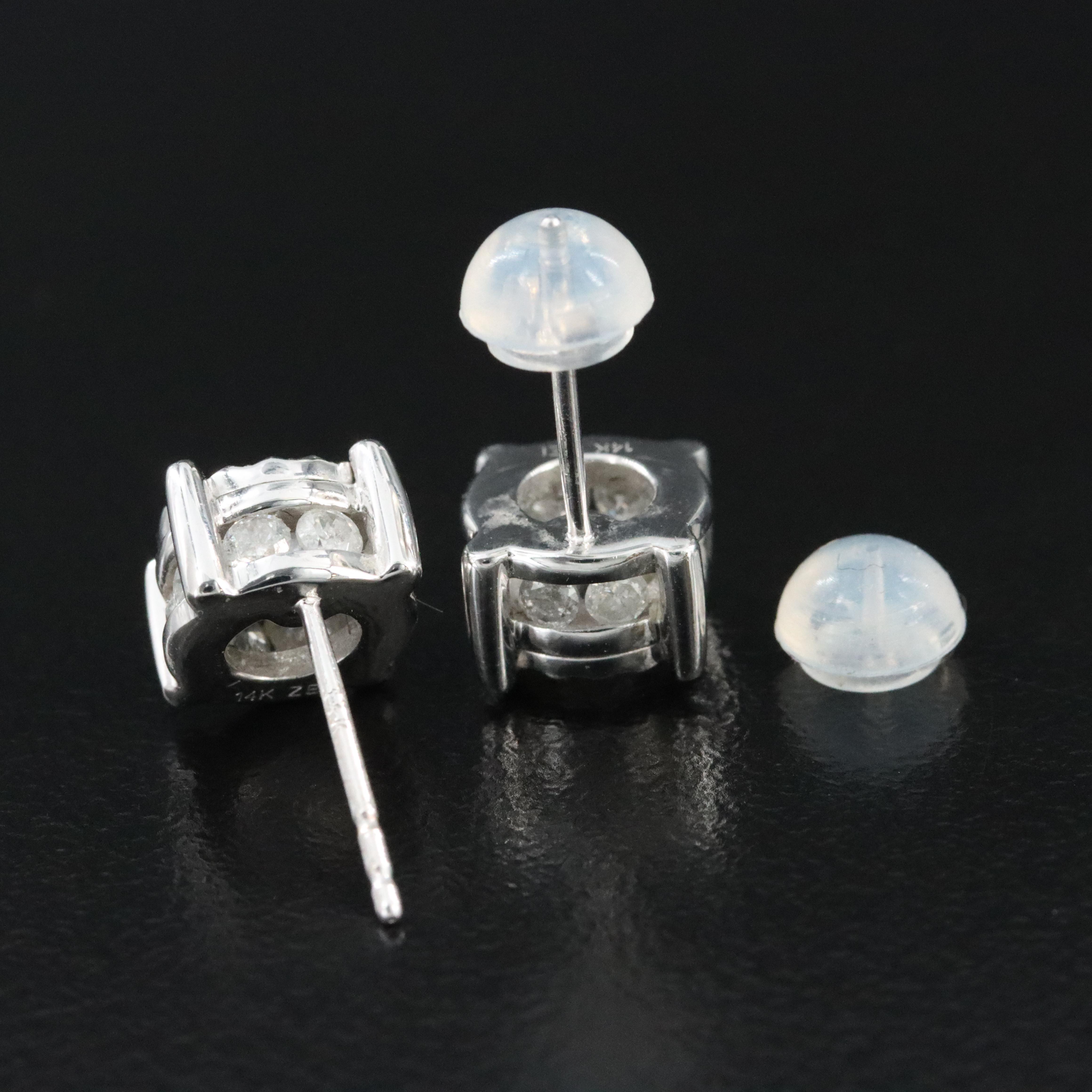 14K 1.43 CTW Diamond Earrings